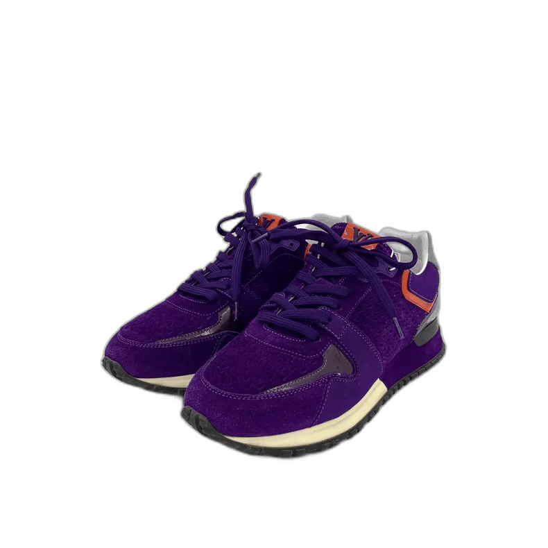 Purple Louis Vuitton Suede Casual Sneakers