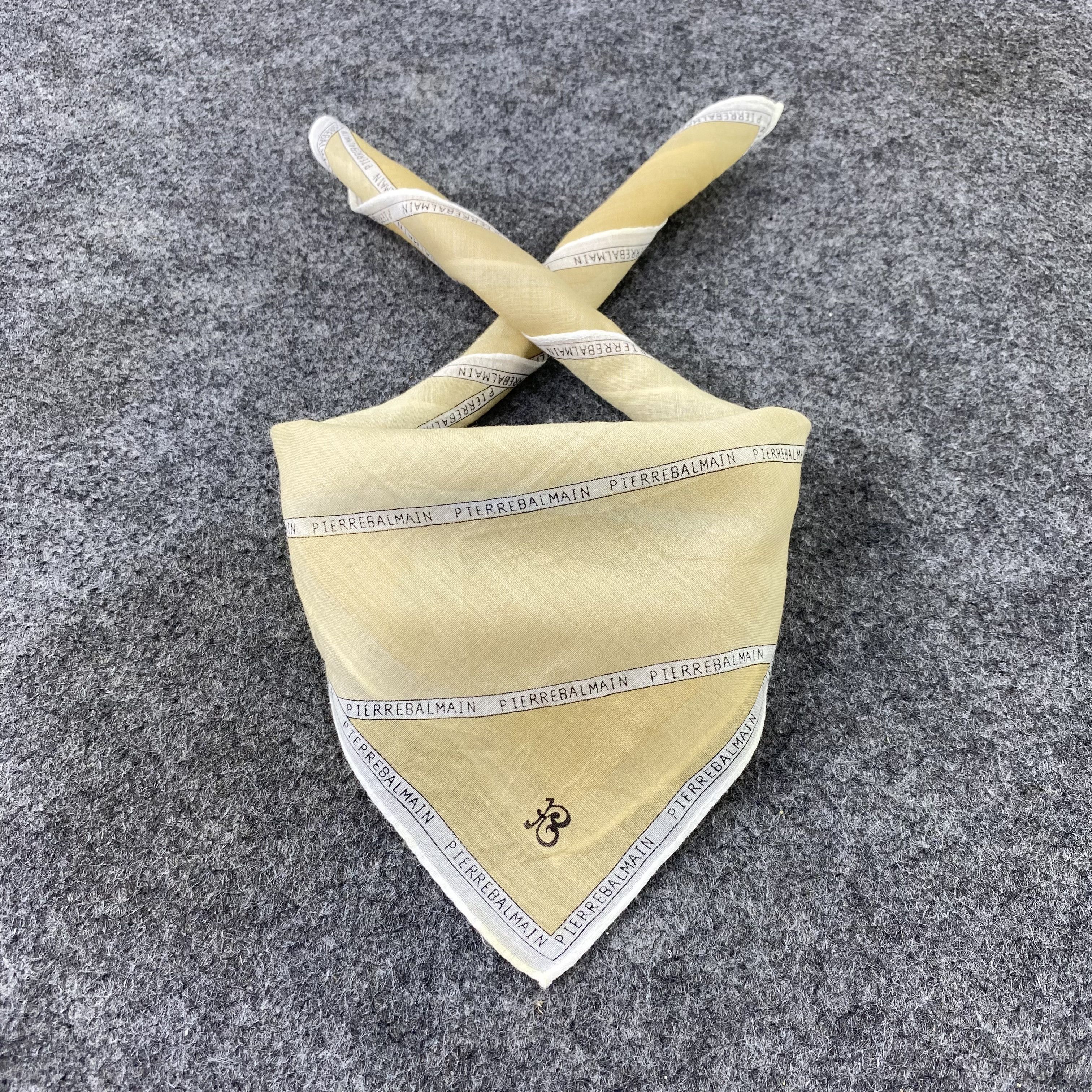 Pierre Balmain Pierre Balmain Handkerchief / Bandana / Neckerchief-B1248 Size ONE SIZE - 2 Thumbnail