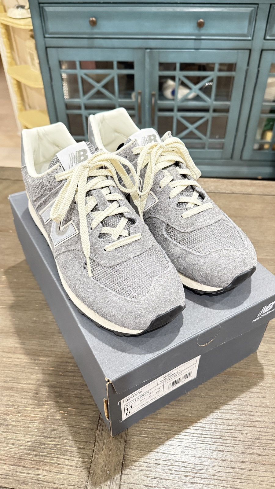 New Balance New Balance x Pottery 574 PremiumSoft Grey U574GG2 Size 11 Size US 11 / EU 44 - 1 Thumbnail