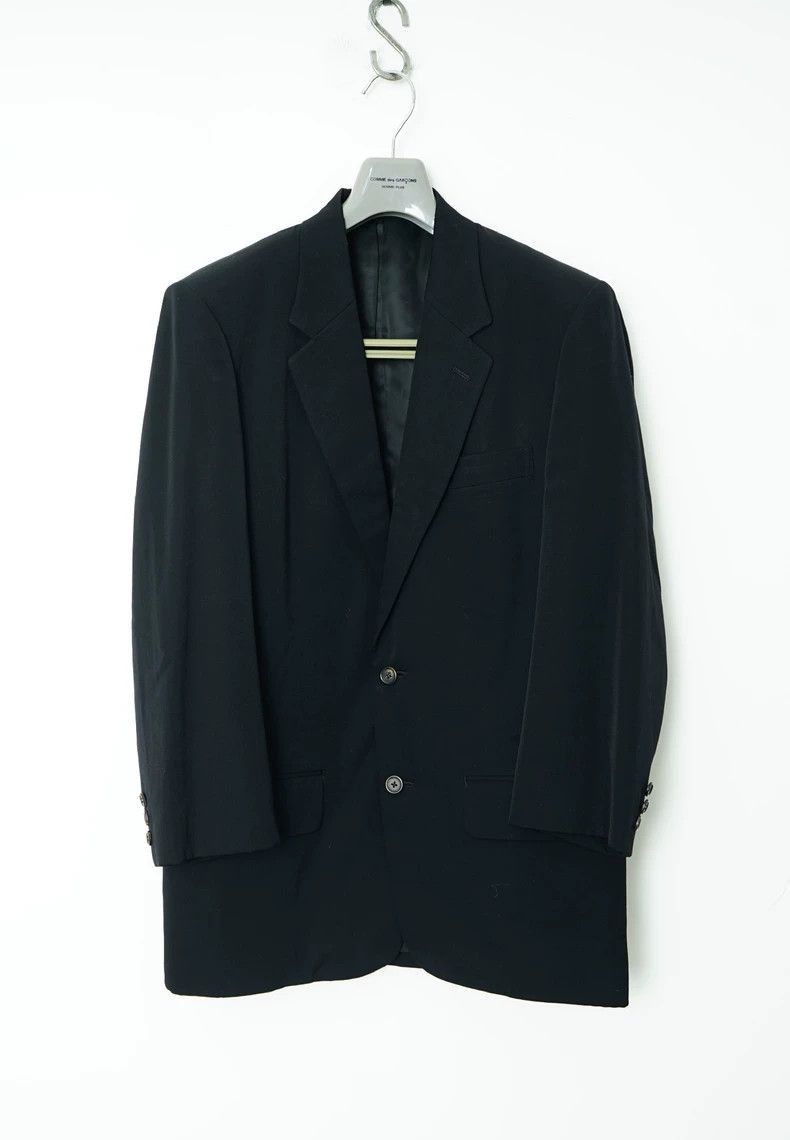 Yohji Yamamoto Yohji Yamamoto Yohji Yamamoto 80s Long Wool Suit Jacket Size US S / EU 44-46 / 1 - 1 Thumbnail