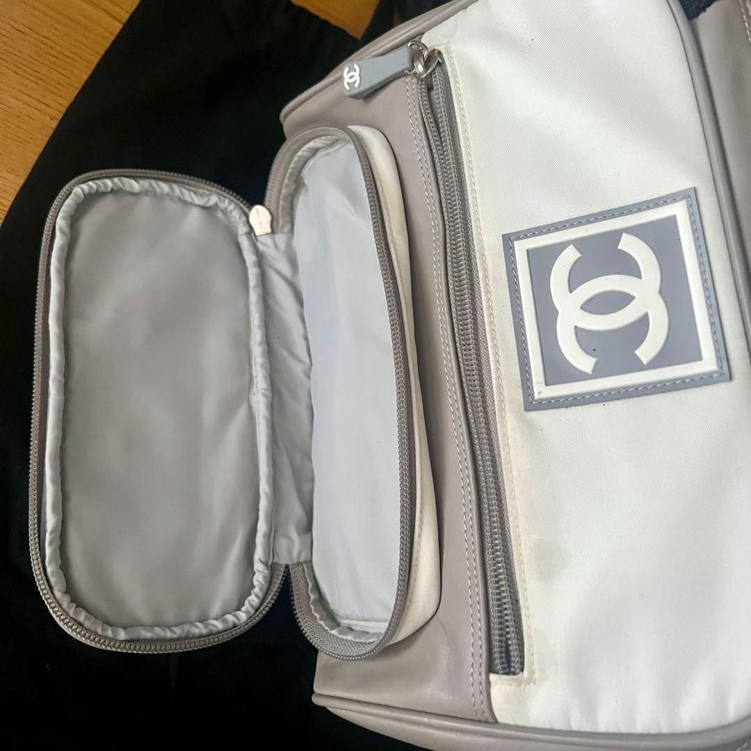 Chanel CHANEL Sports/Nylon Backpack / Daypack White Size ONE SIZE - 11 Thumbnail