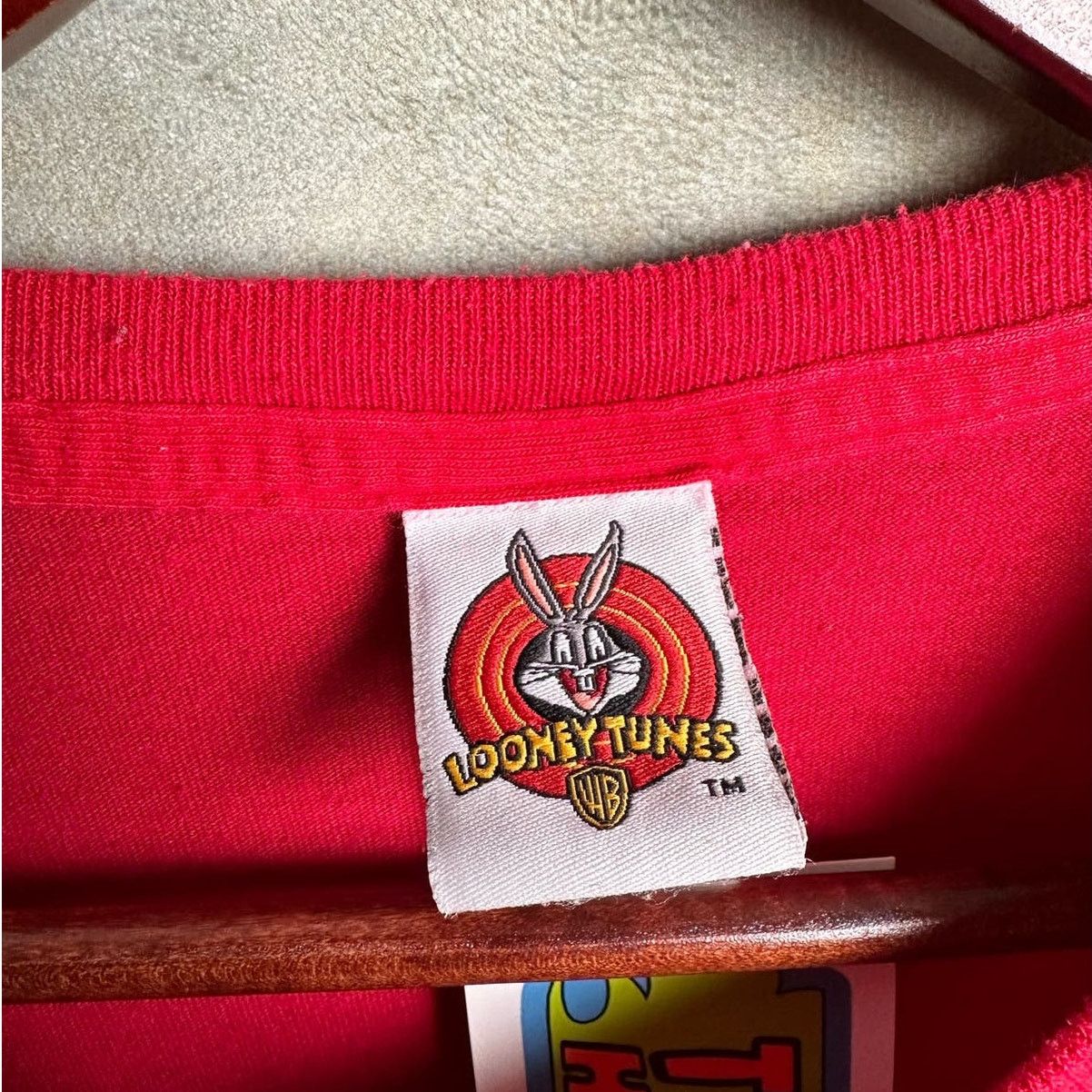 Vintage × Warner Bros Vintage Looney Tunes Tweety T Shirt Mens XL 90s Red Pocket Size US XL / EU 56 / 4 - 8 Thumbnail