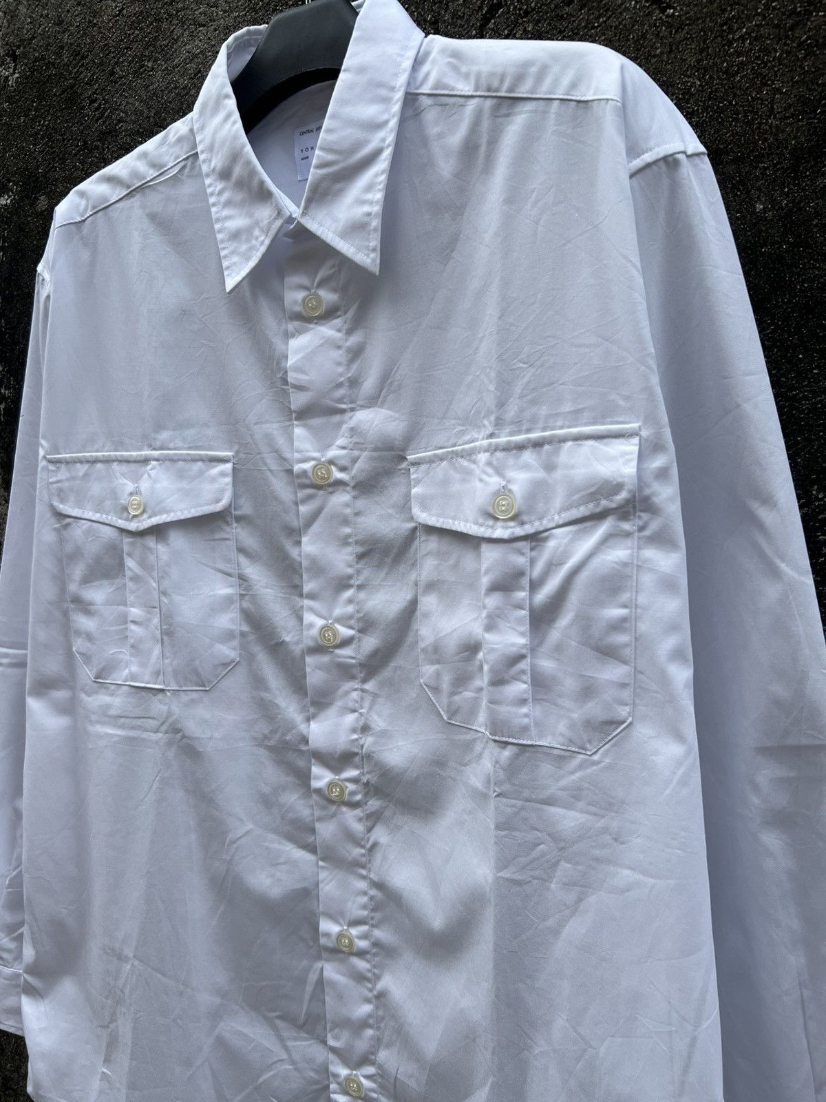 Yohji Yamamoto Yohji Yamamoto White Shirt Size US XL / EU 56 / 4 - 3 Thumbnail