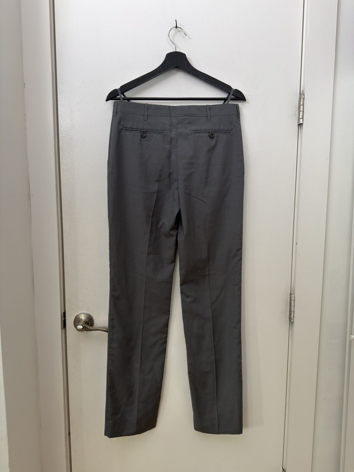Helmut Lang BNWT 00s Wool-Silk Trousers Size 28" / US 6 / IT 42 - 4 Thumbnail