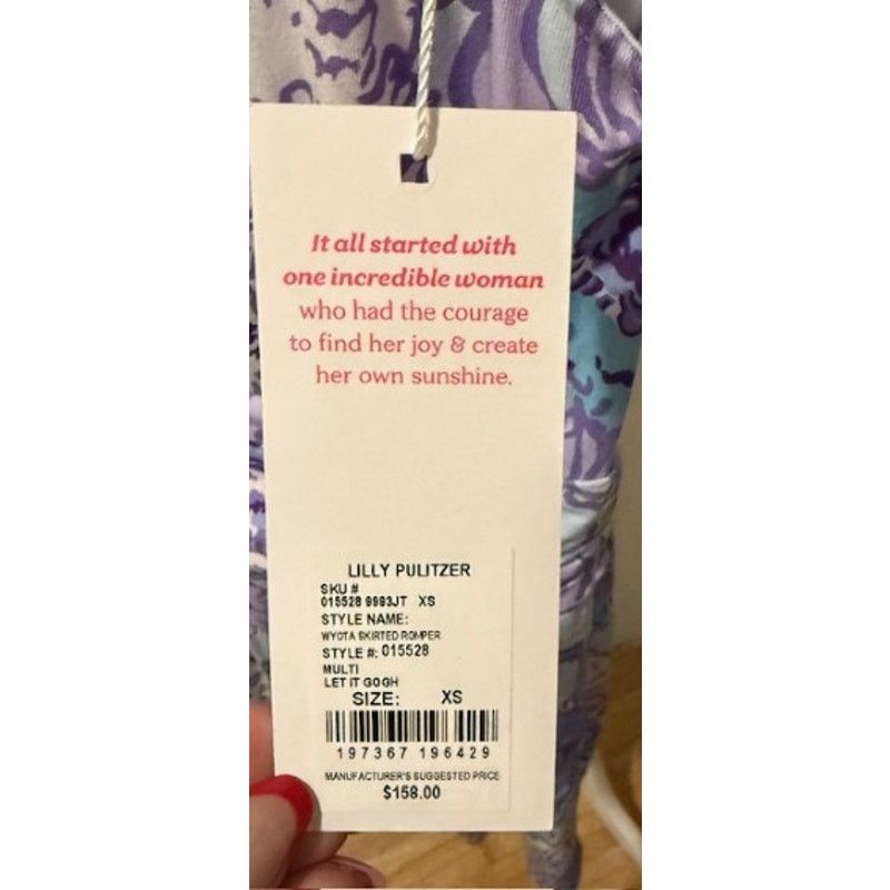Lilly Pulitzer NWT Lilly Pulitzer Romper – XS Size XS / US 0-2 / IT 36-38 - 9 Thumbnail