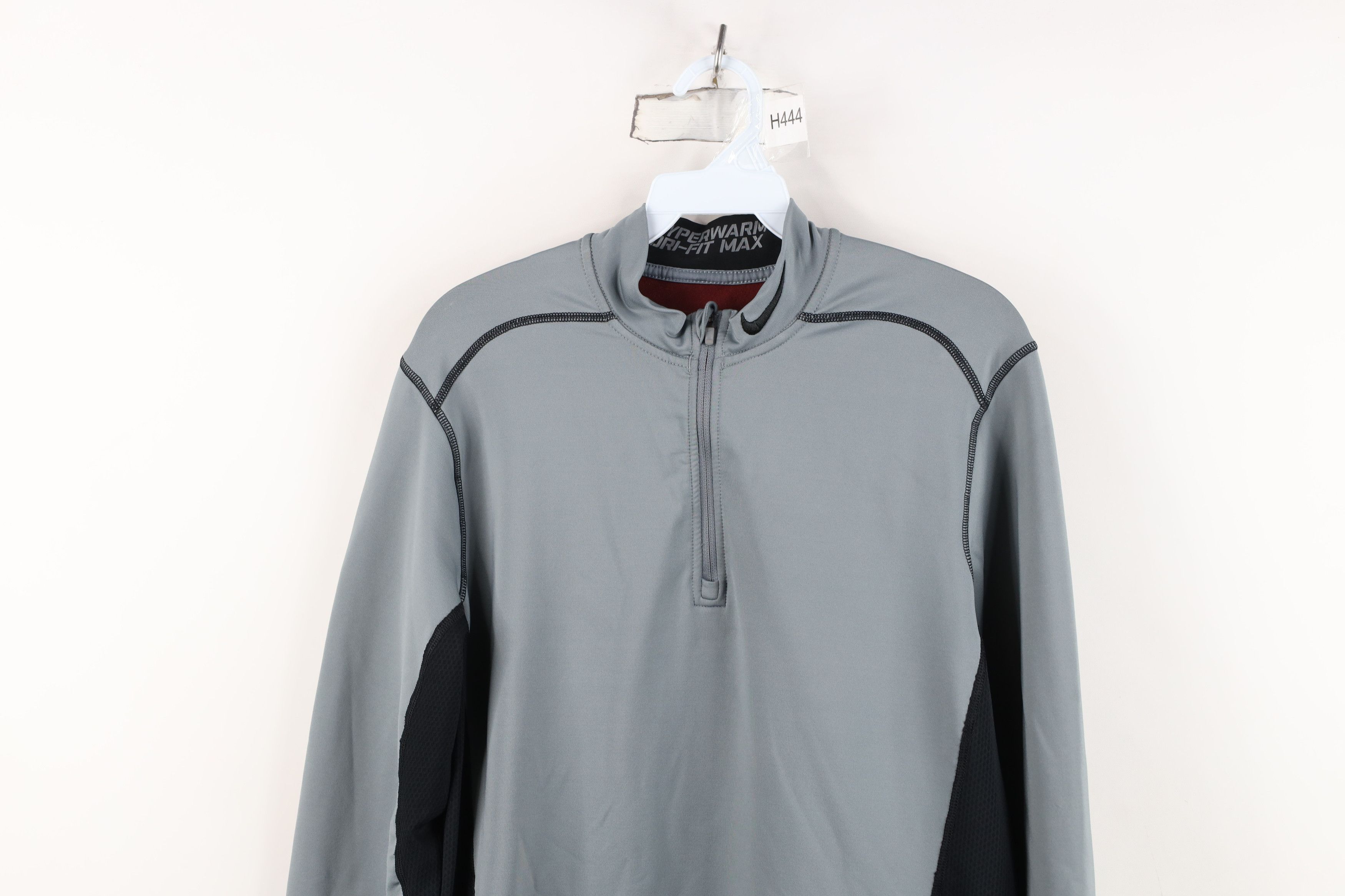 Nike Nike Pro Combat Compression Hyperwarm Half Zip Pullover Top Size US M / EU 48-50 / 2 - 2 Thumbnail