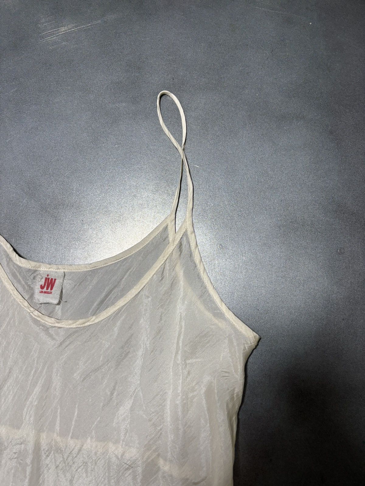 Johnny Was 90s Johnny Was Silk Camisole JW Los Vintage Sheer Slip Dress Size S / US 4 / IT 40 - 7 Thumbnail