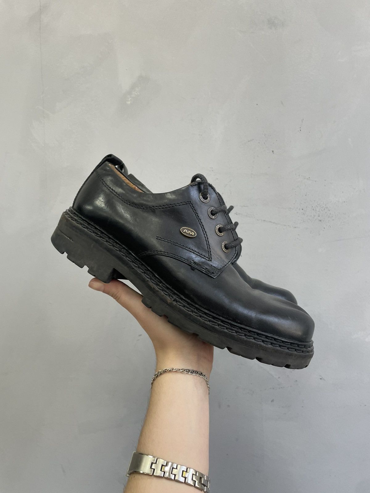 New Rock style platform derby avant garde boots y2k