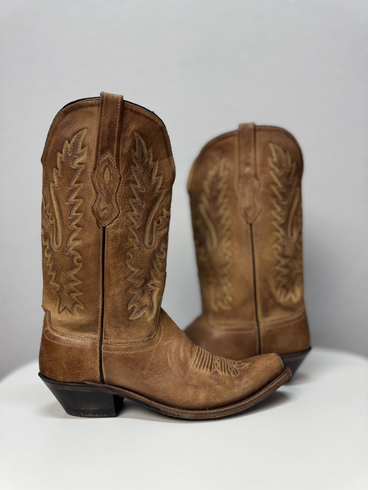 Vintage Leather Python Alligator Boots Western Rick Owen’s