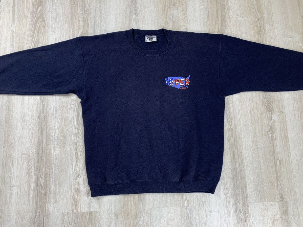 Lee × Vintage Mens vintage sweatshirt Lee Hyper Wheels Size XL Size US XL / EU 56 / 4 - 2 Thumbnail