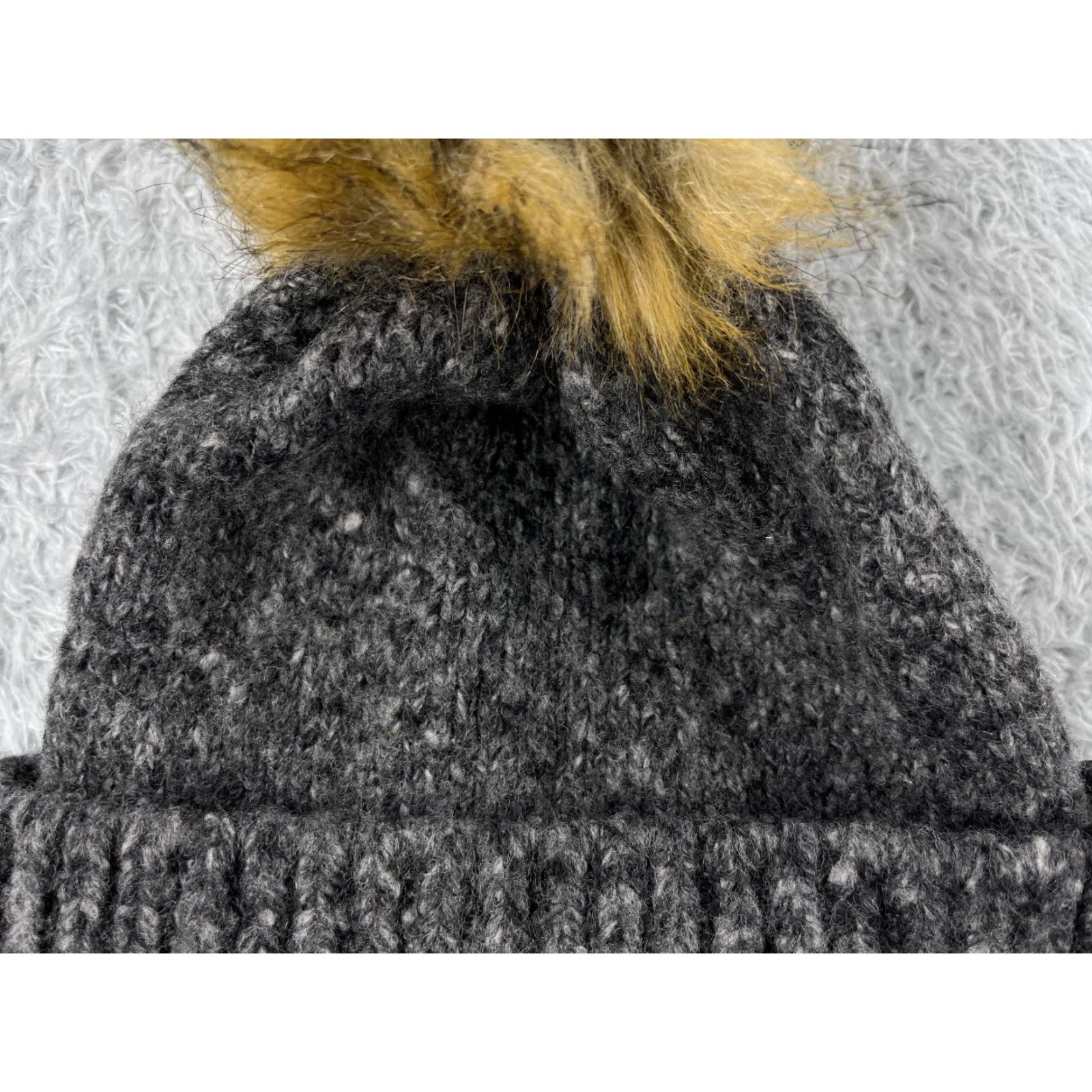 Vintage Bula Beanie Toque Womens One Size Gray Knit Wool Nylon Blend Poly Lined Ski Pom Beanie Womens One Size Gray Knit Wool Nylon Blend Ski Pom Size ONE SIZE - 3 Thumbnail
