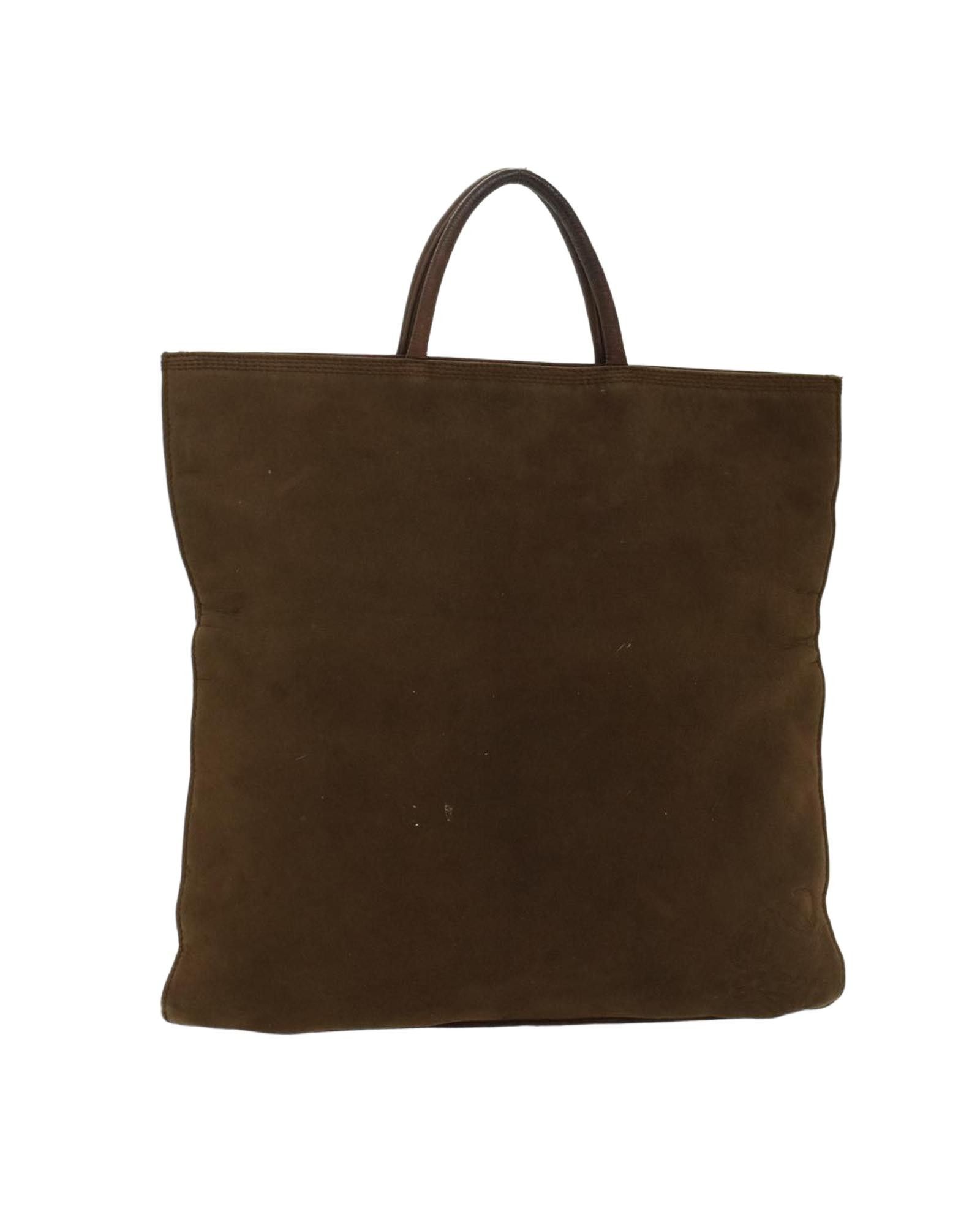 image of Loewe Brown Suede Hand Bag, Women's