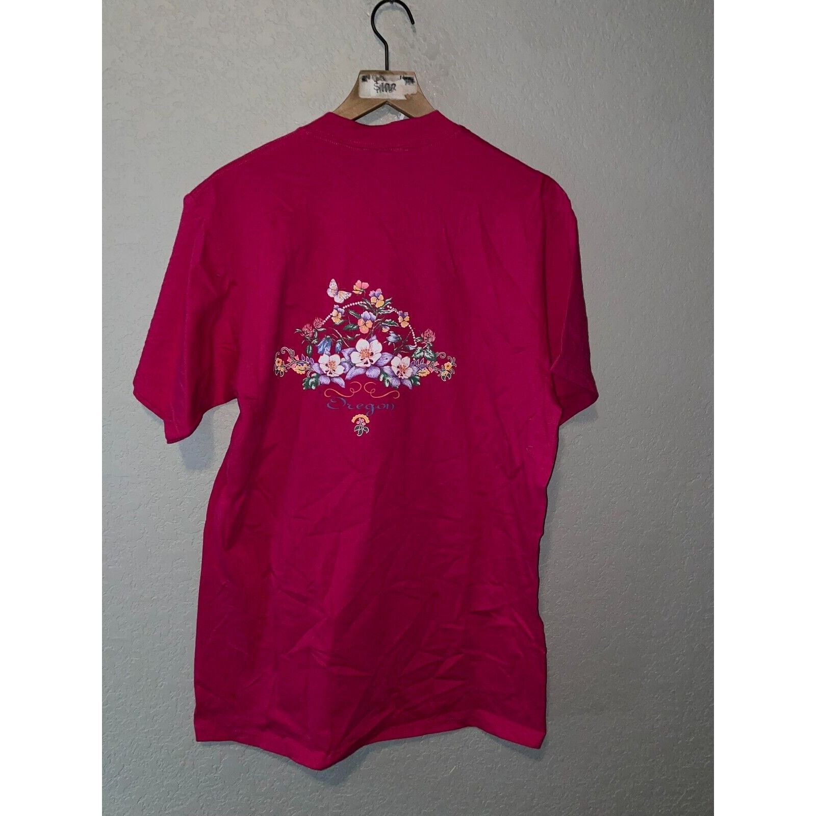 Jerzees Vintage Test Print Pink Shirt Minnesta Tee Oregon VTG 90s L Size US L / EU 52-54 / 3 - 7 Thumbnail