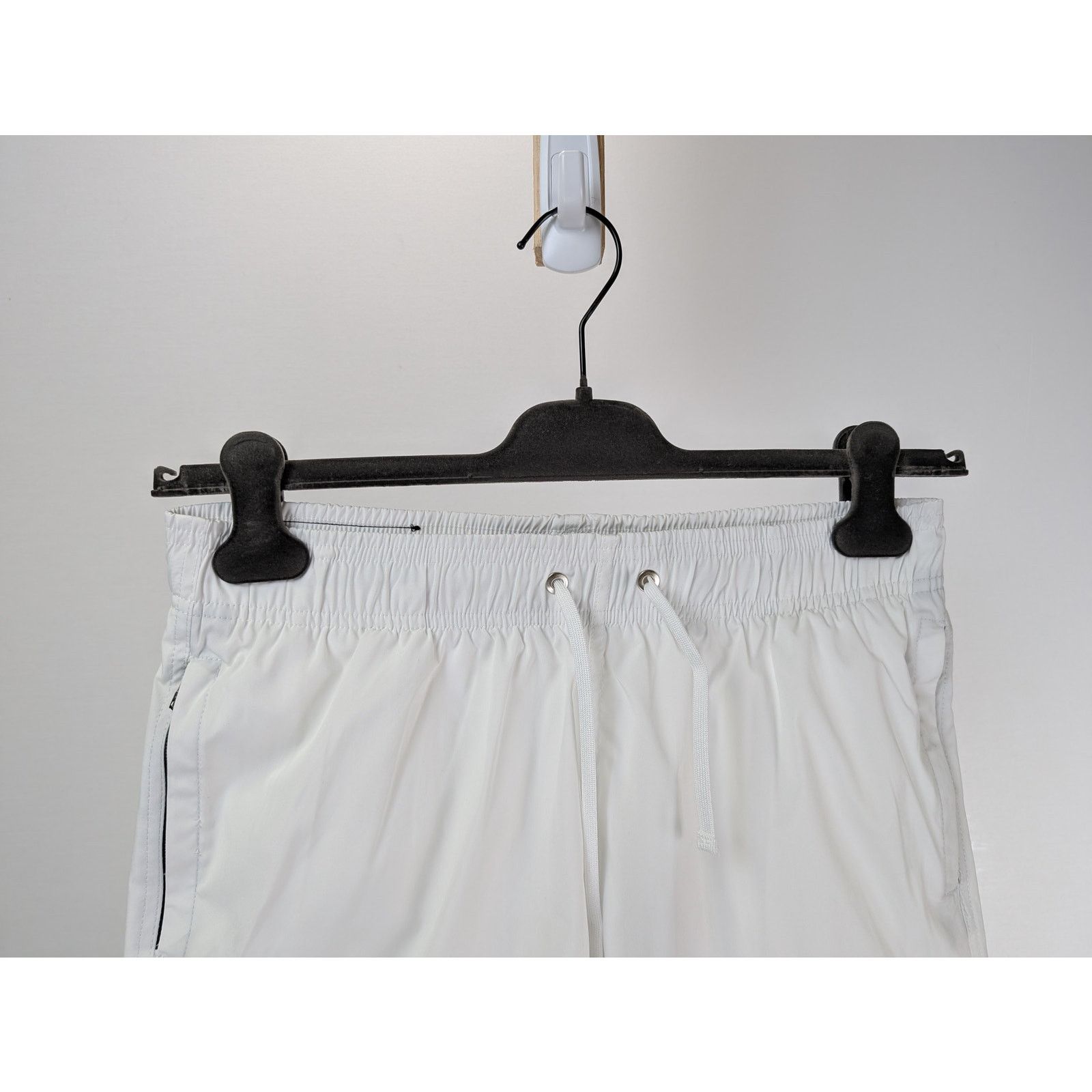 Amiri o1rshd1 MA Bar Logo Swimtrunk Trunk Shorts in White Size US 30 / EU 46 - 2 Thumbnail