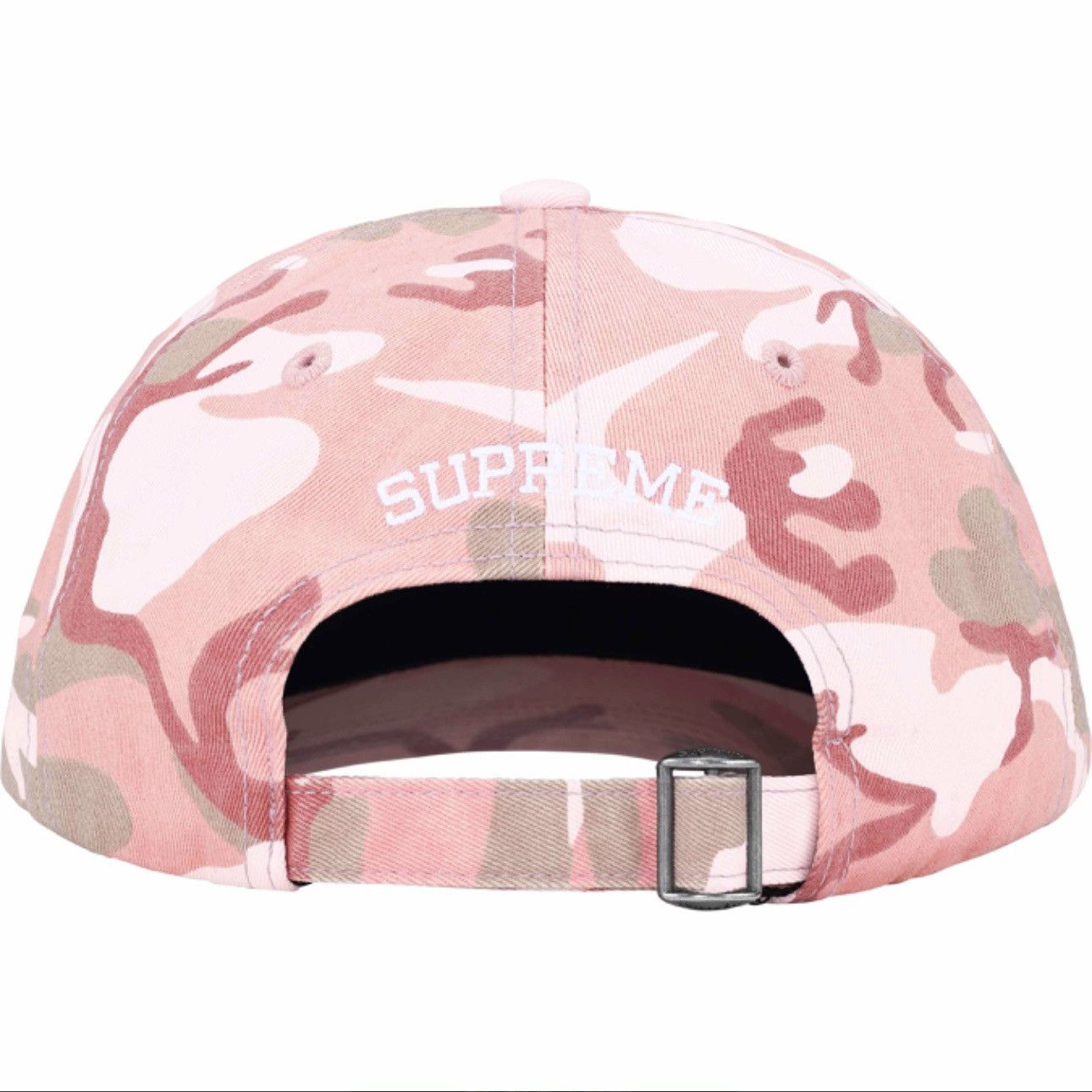 Supreme Supreme Pigment Coated S Logo 6-Panel Pink Camouflage Hat Size ONE SIZE - 2 Thumbnail