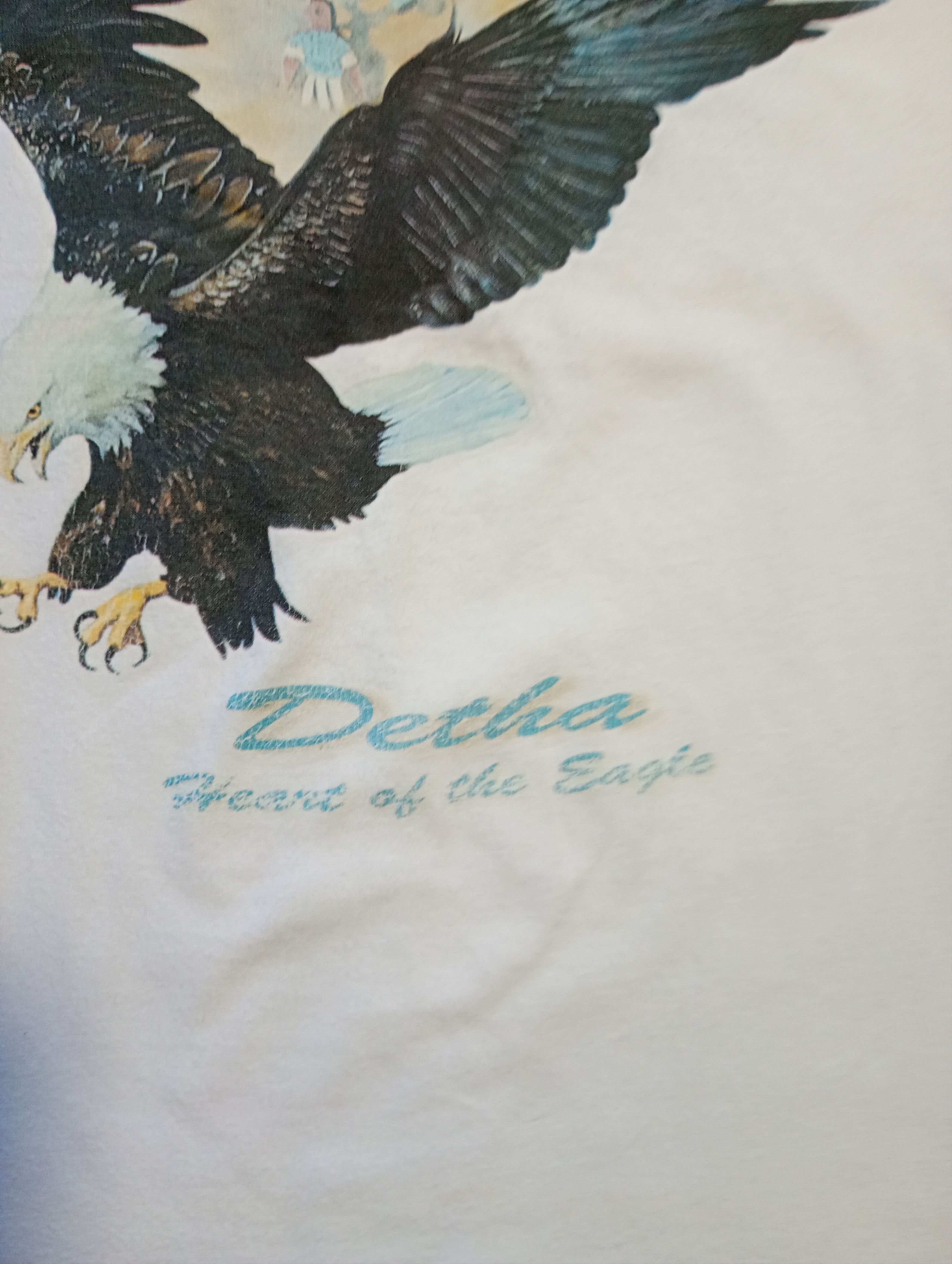 Vintage Jt's Detha Heart Of The Eagle 1989 T-Shirt Size US L / EU 52-54 / 3 - 8 Thumbnail