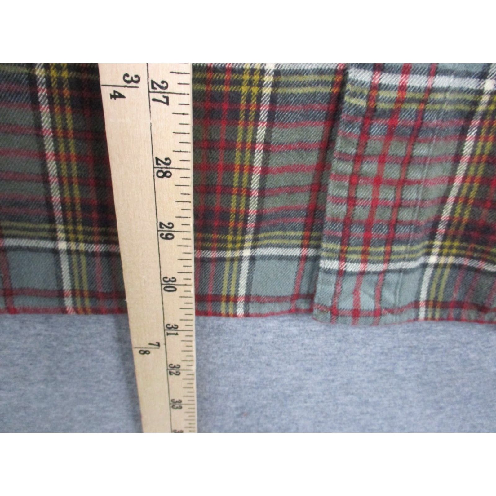 Polo Ralph Lauren VINTAGE Polo Ralph Lauren Flannel Shirt Large Red Plaid Military Shoulder Straps Mens Size US L / EU 52-54 / 3 - 7 Thumbnail