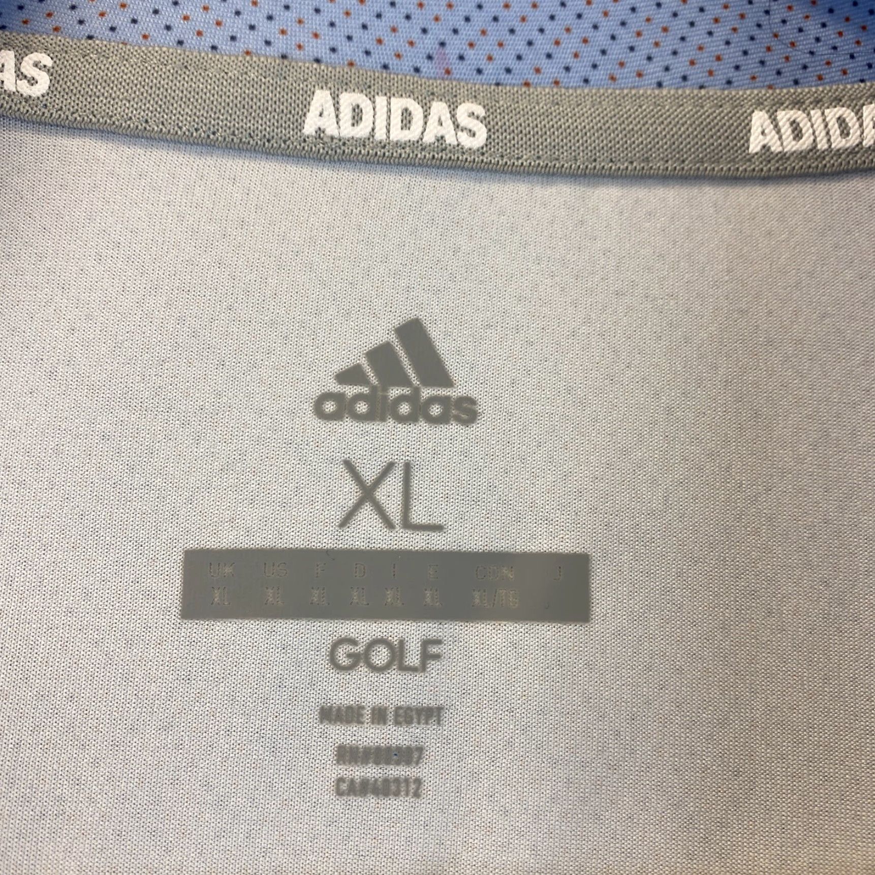 Adidas VINTAGE? No, it's adidas Golf Polo Shirt XL Men Blue - Polo Golf Shirt 86-28 XL Light Blue - Adidas Golf Polo Mens XL Blue Size US XL / EU 56 / 4 - 5 Thumbnail
