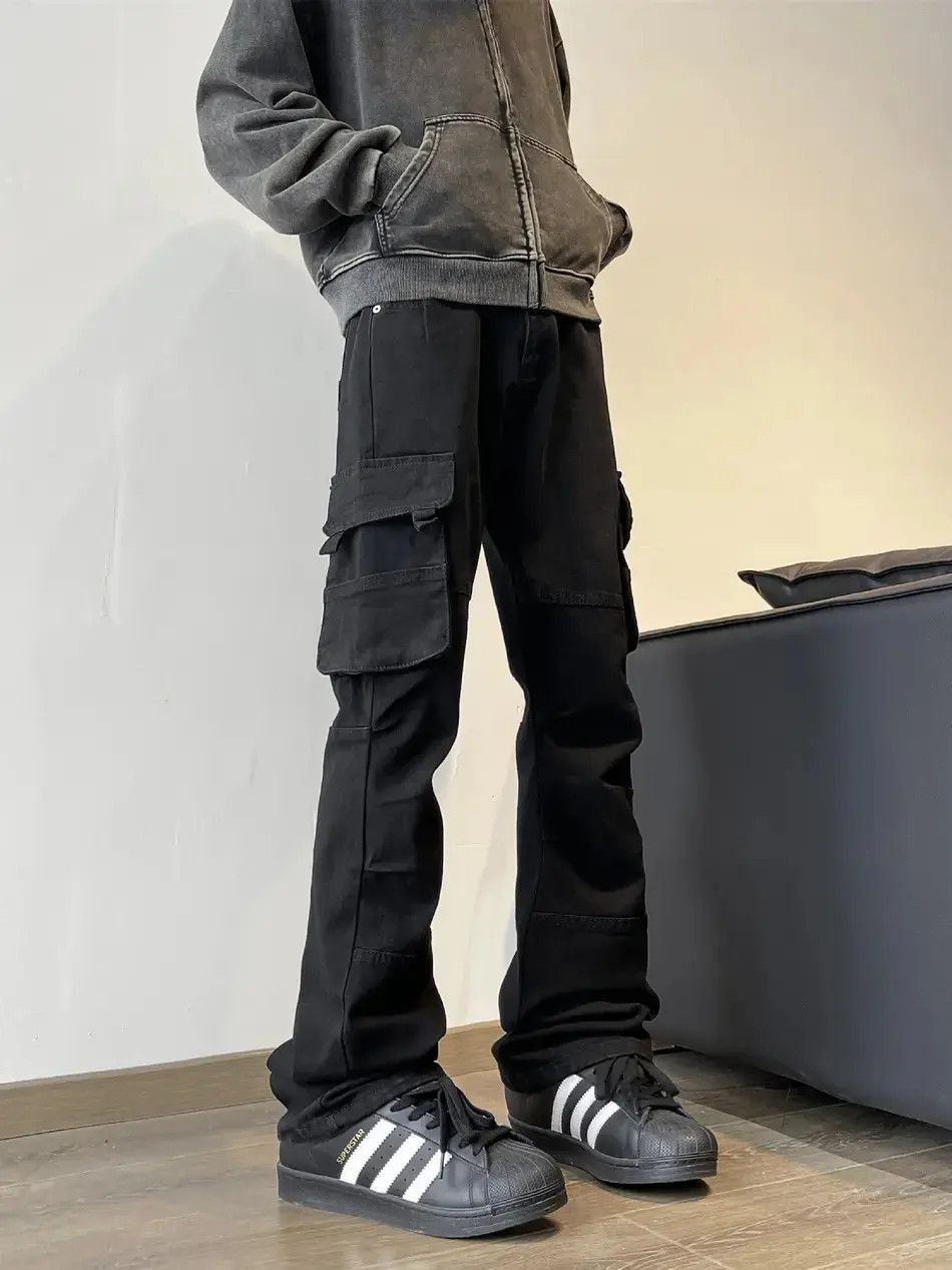 Japanese Brand Retro loose straight pocket jeans Size US 30 / EU 46 - 4 Thumbnail