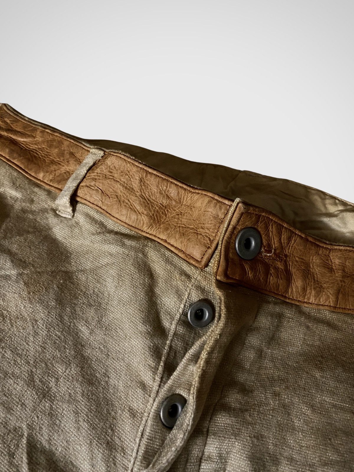 Isamu Katayama Backlash Isamu Katayama Backlash Cow Leather Shorts Size US 28 / EU 44 - 7 Thumbnail