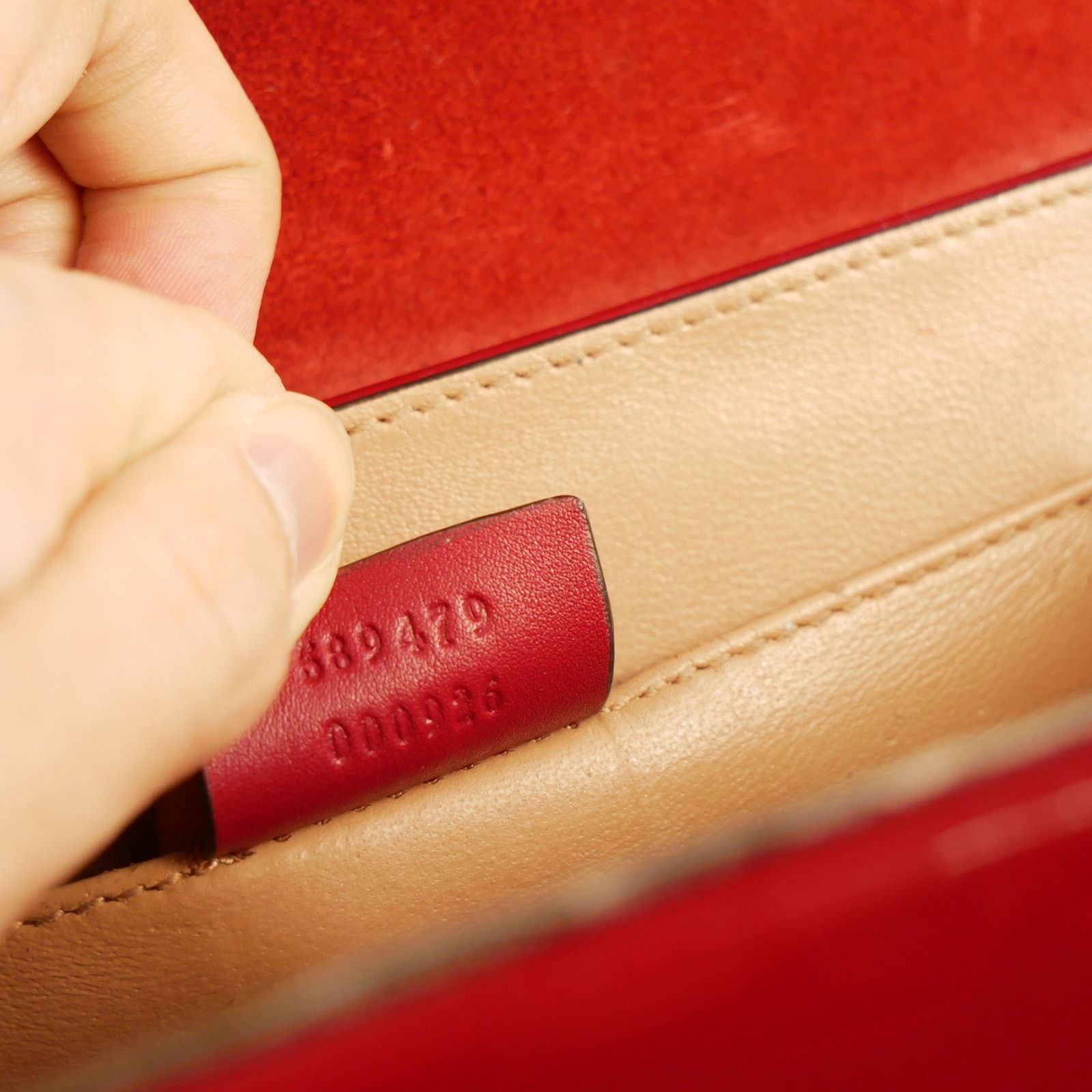 Gucci Sylvie 1967 Red Handbag Size ONE SIZE - 11 Thumbnail