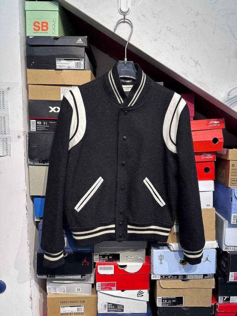 Saint Laurent Paris Saint Laurent Paris Classic baseball jacket-2506 Size US M / EU 48-50 / 2 - 1 Thumbnail
