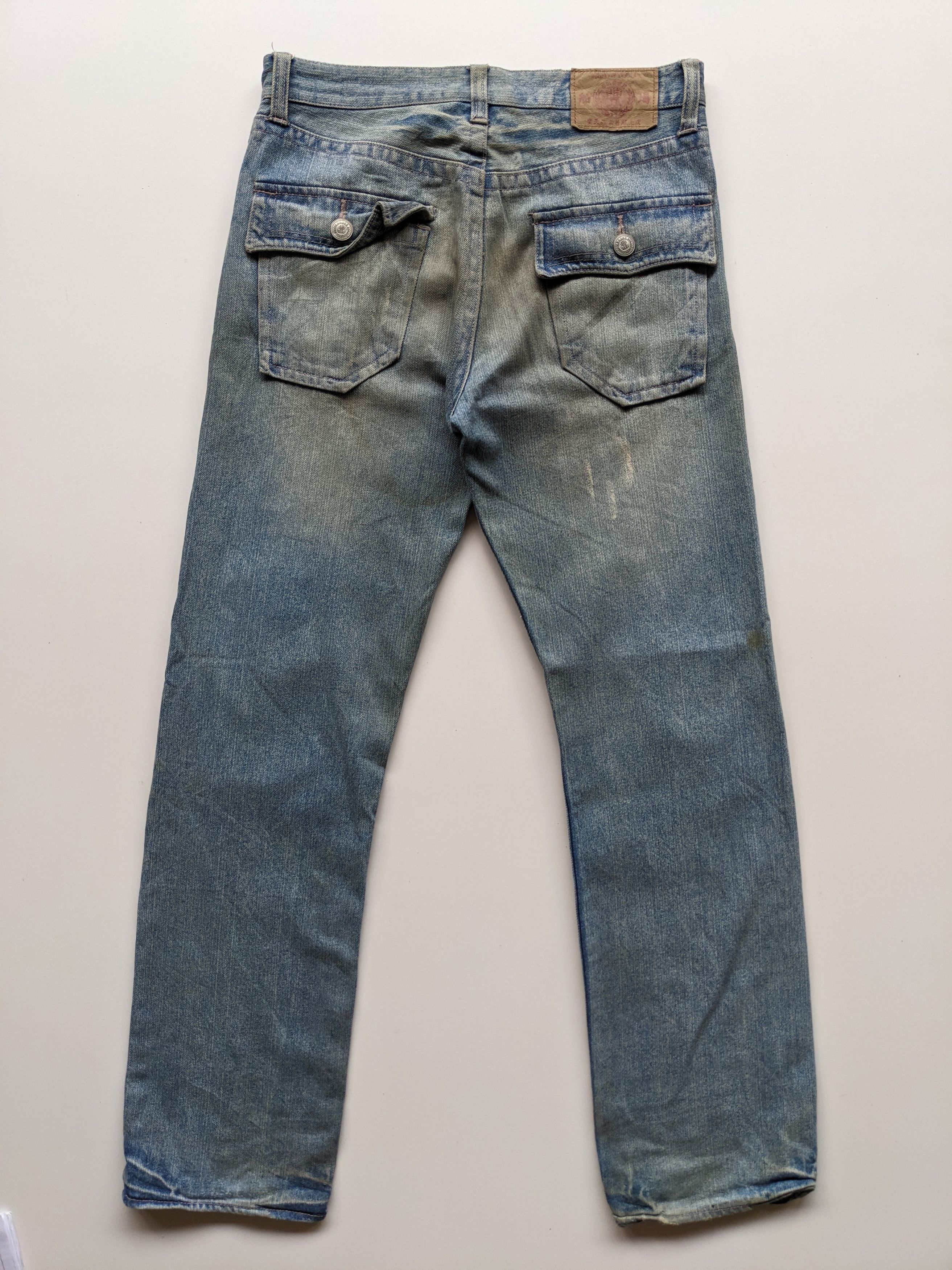 Japanese Brand Vintage Japanese sukajan motif jeans Size US 32 / EU 48 - 2 Thumbnail