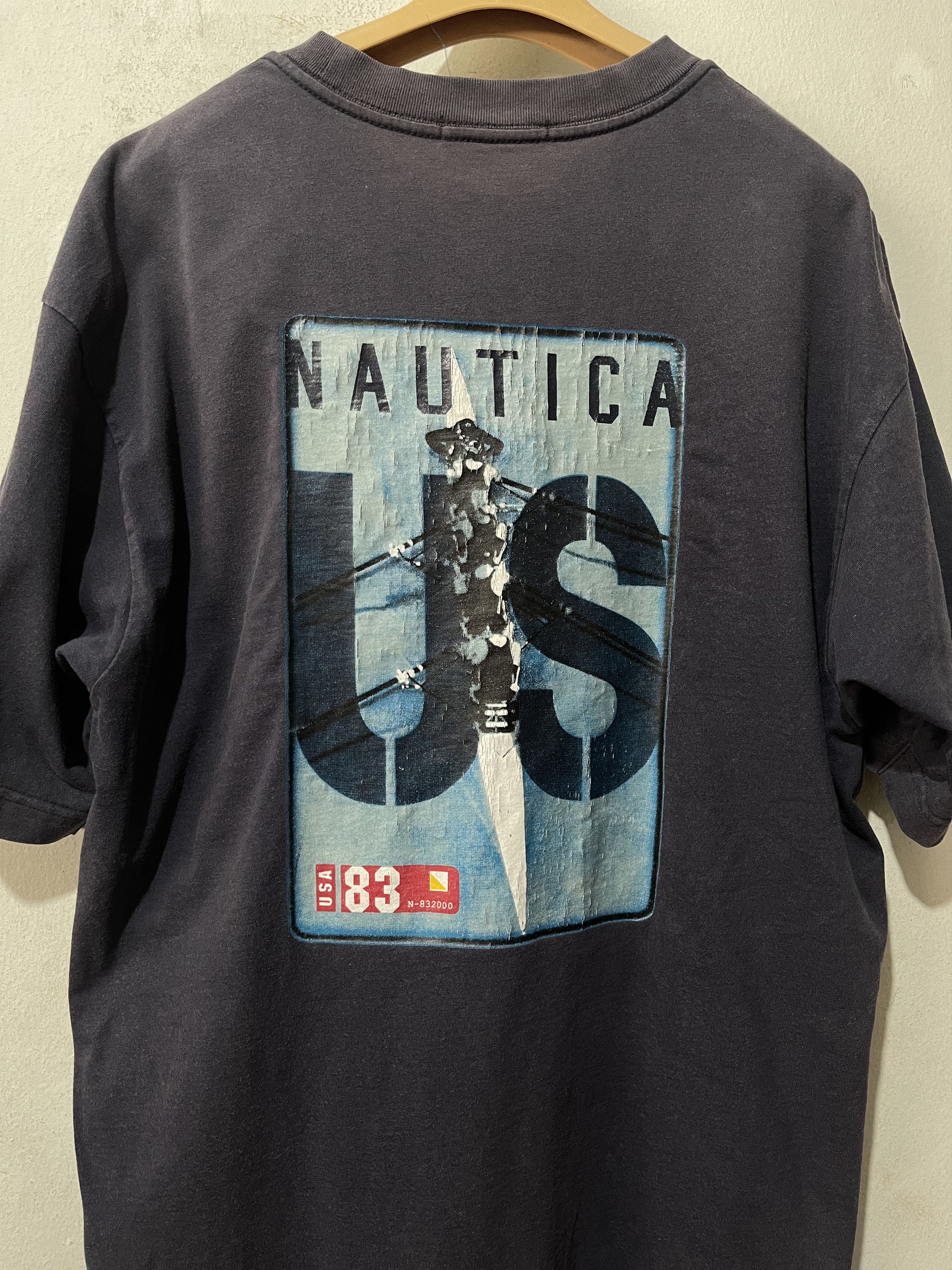 Nautica × Vintage Vintage 90s Nautica Pocket Tee Size US XL / EU 56 / 4 - 2 Thumbnail