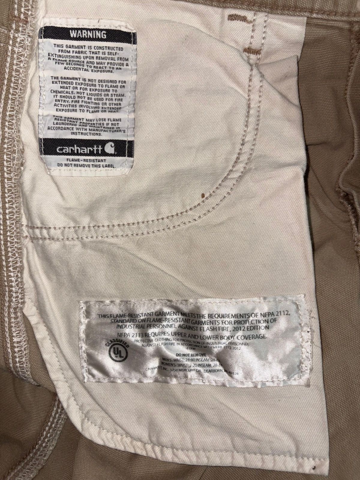 Carhartt Vintage x Carhartt x workwear x Fire Resistant pants Size US 36 / EU 52 - 8 Thumbnail