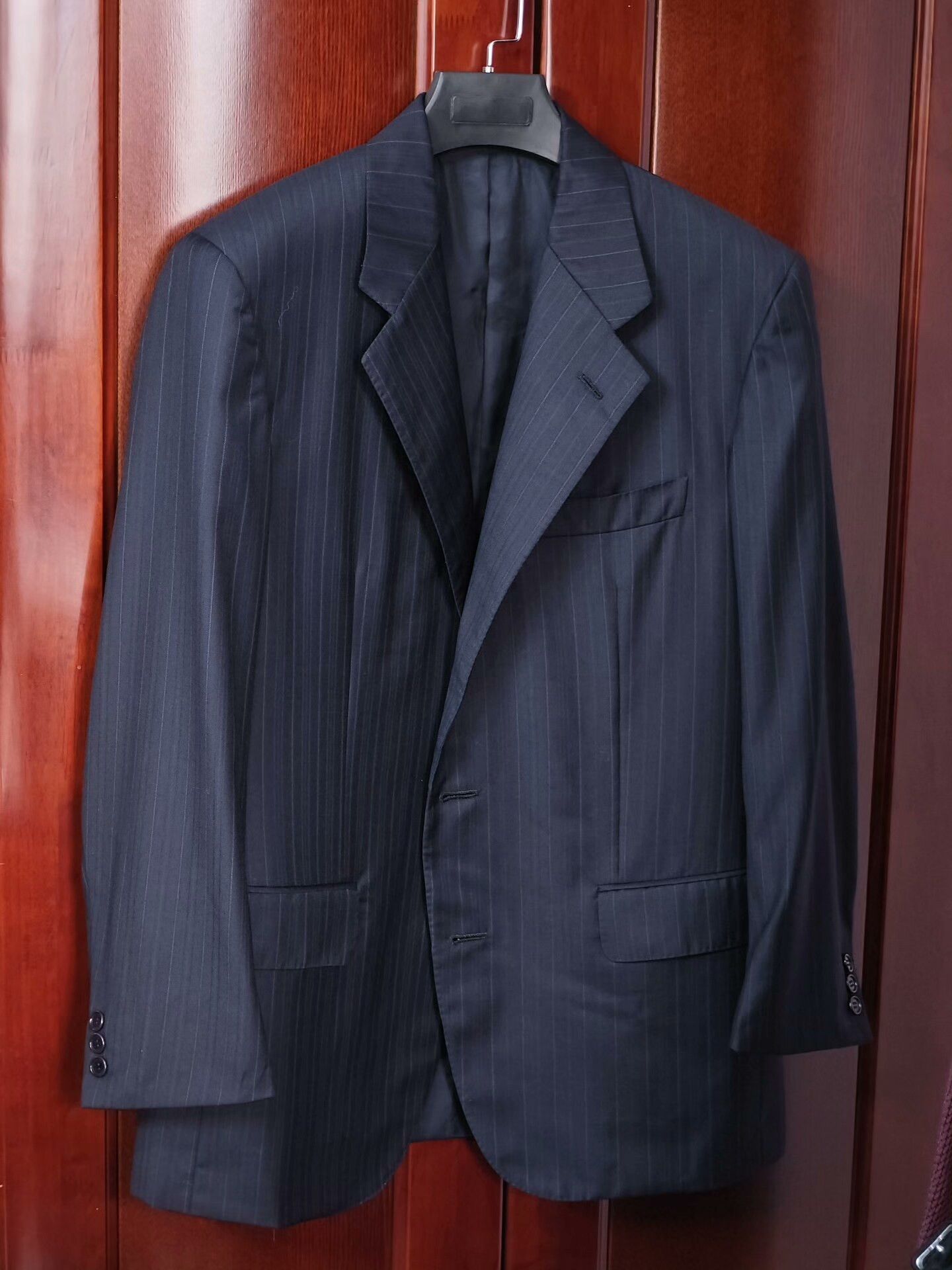 Luciano Barbera Luciano Barbera Wool Suit Jacket Size US M / EU 48-50 / 2 - 1 Thumbnail