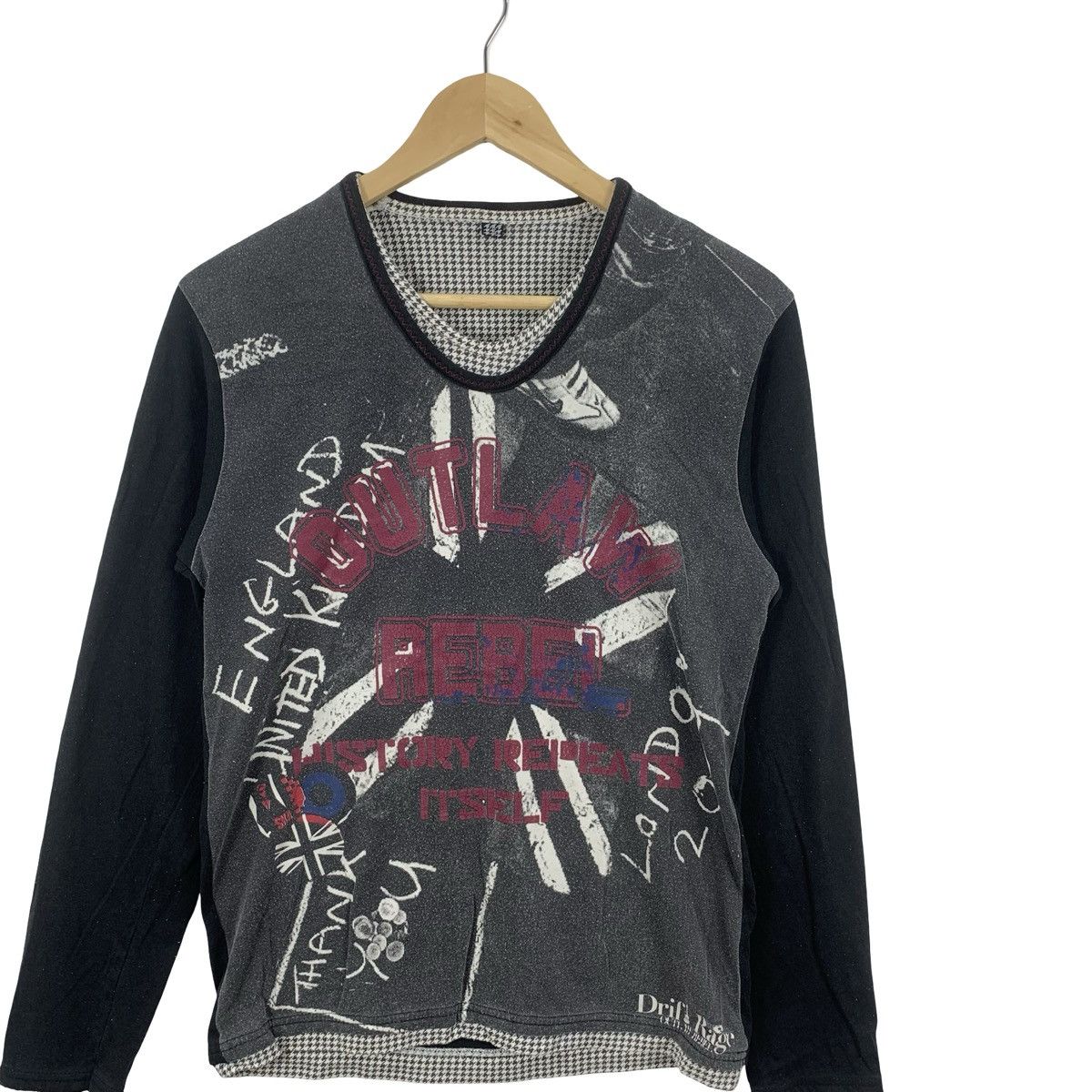 Other DRIF RAGE Outlaw Rebel Houndstooth Layered Design Size US S / EU 44-46 / 1 - 5 Thumbnail
