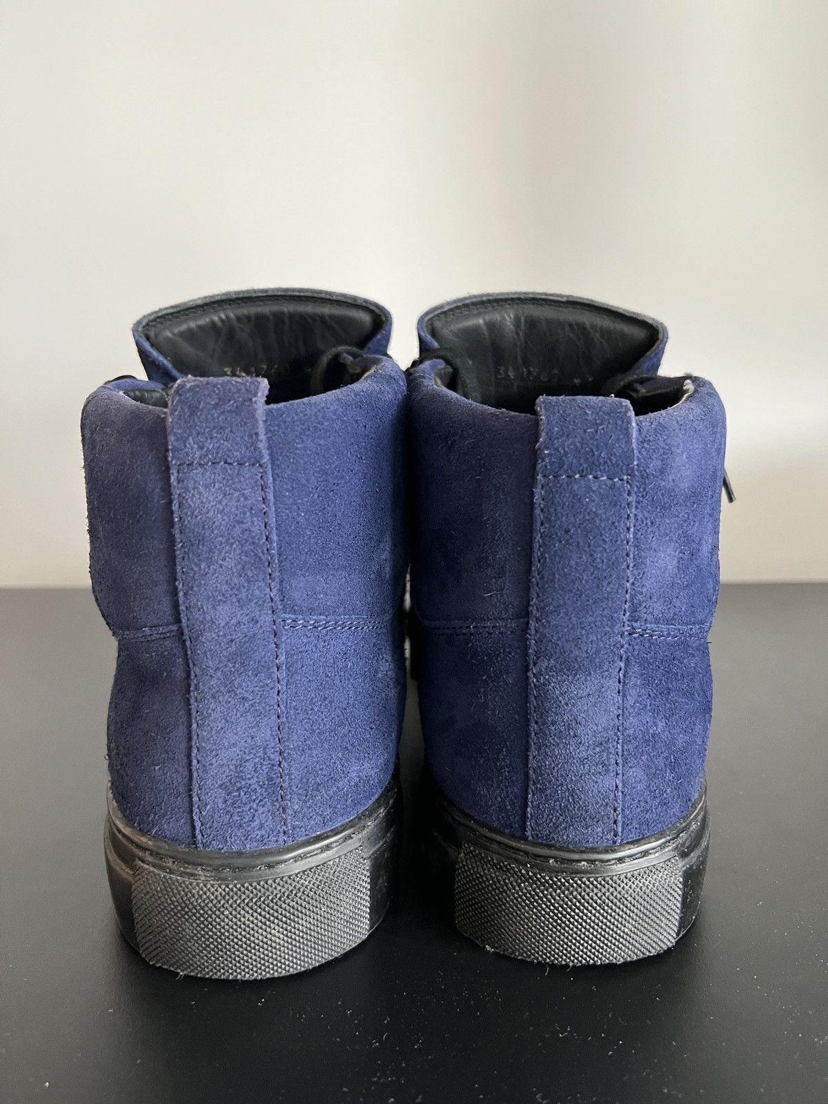 Balenciaga Balenciaga Arena Suede (Dark blue) Size US 10 / EU 43 - 3 Thumbnail