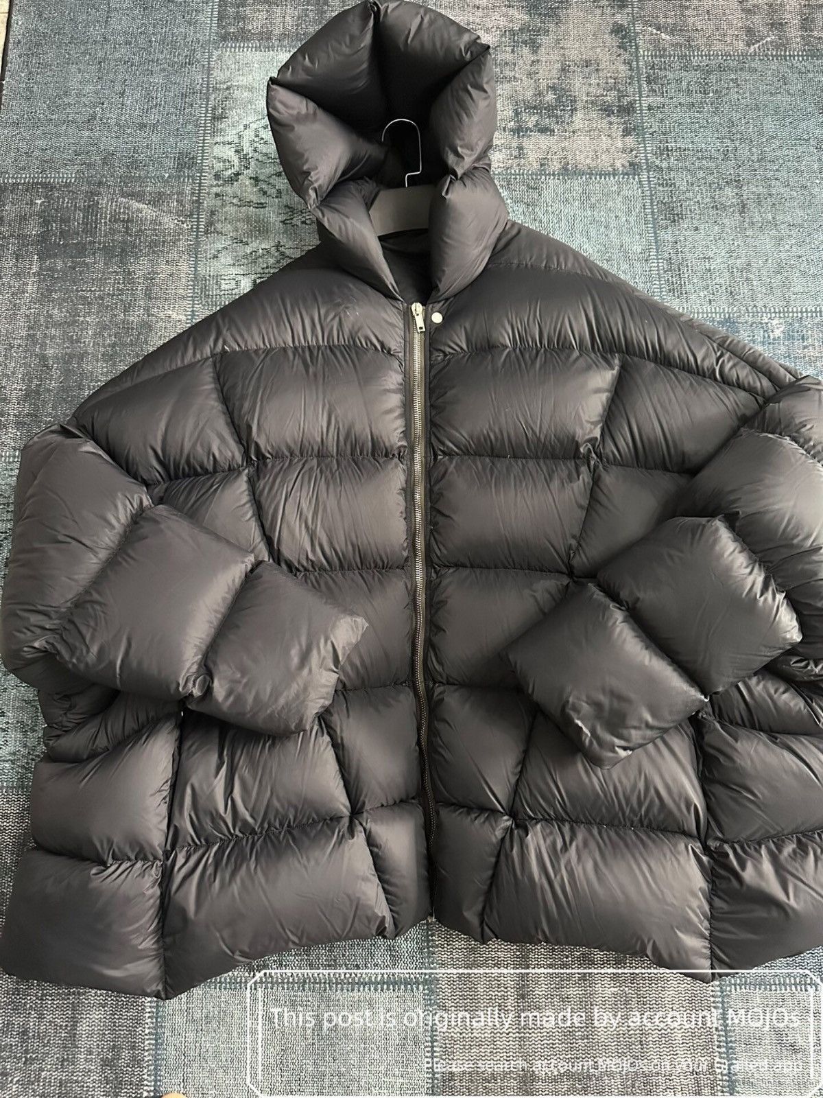 Rick Owens FINAL DROP Strobe Neue coat in WT wool size 48 | Grailed