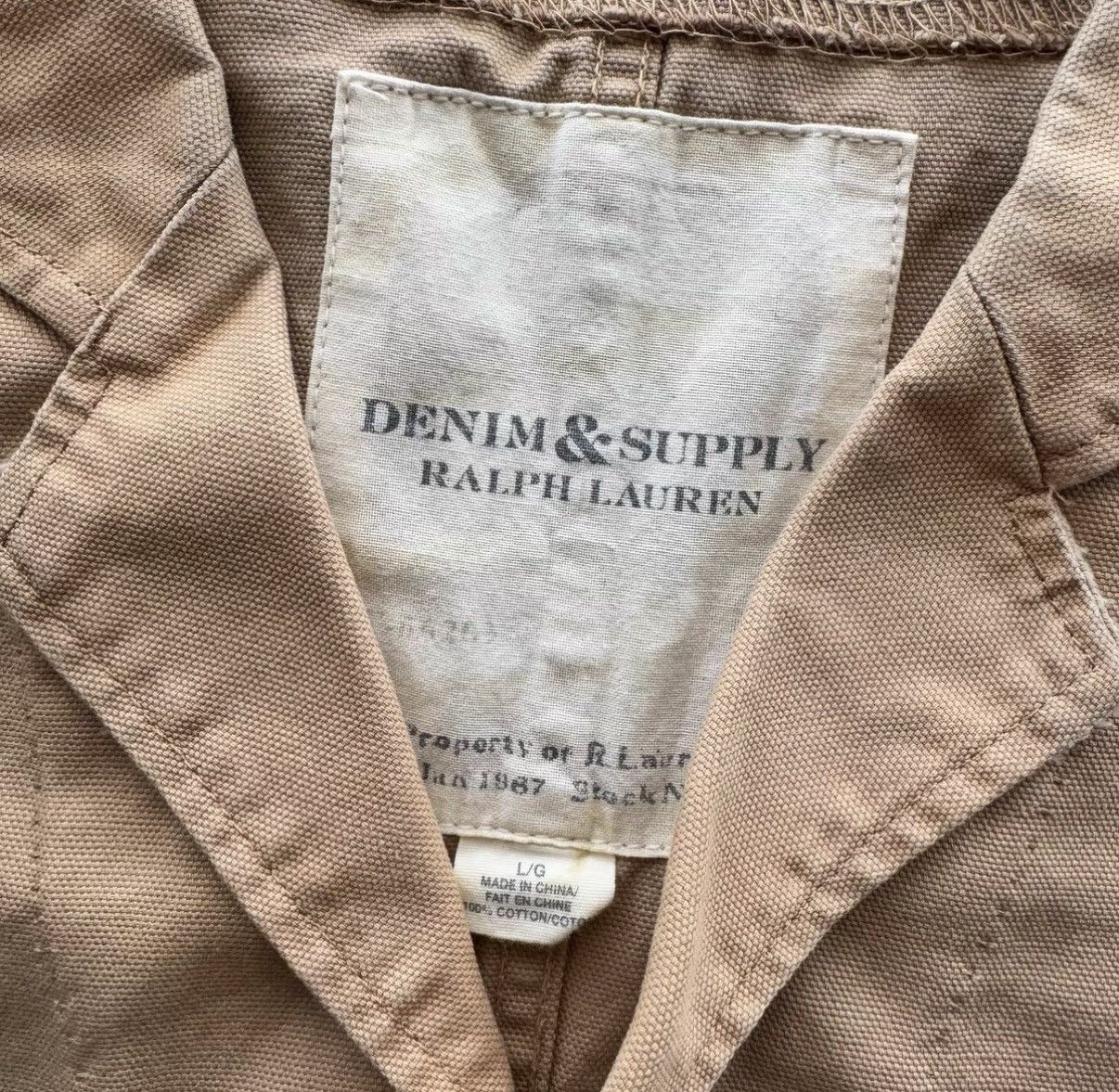 Denim & Supply Ralph Lauren Denim Supply Ralph Lauren Distressed Canvas Cargo Vest K22 Size US L / EU 52-54 / 3 - 4 Thumbnail