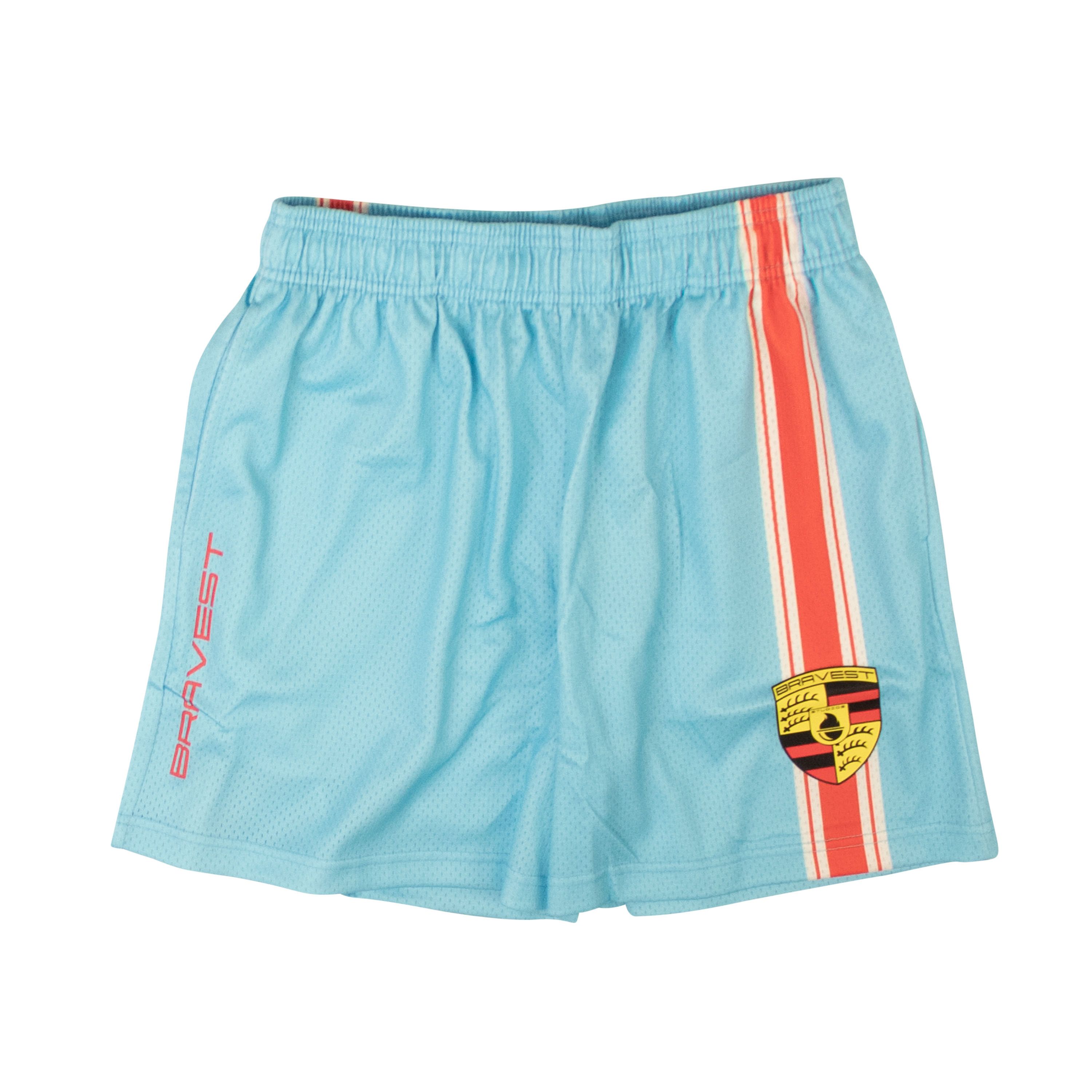 image of Bravest Studios Blue Blue Racing Shorts Size M, Men's