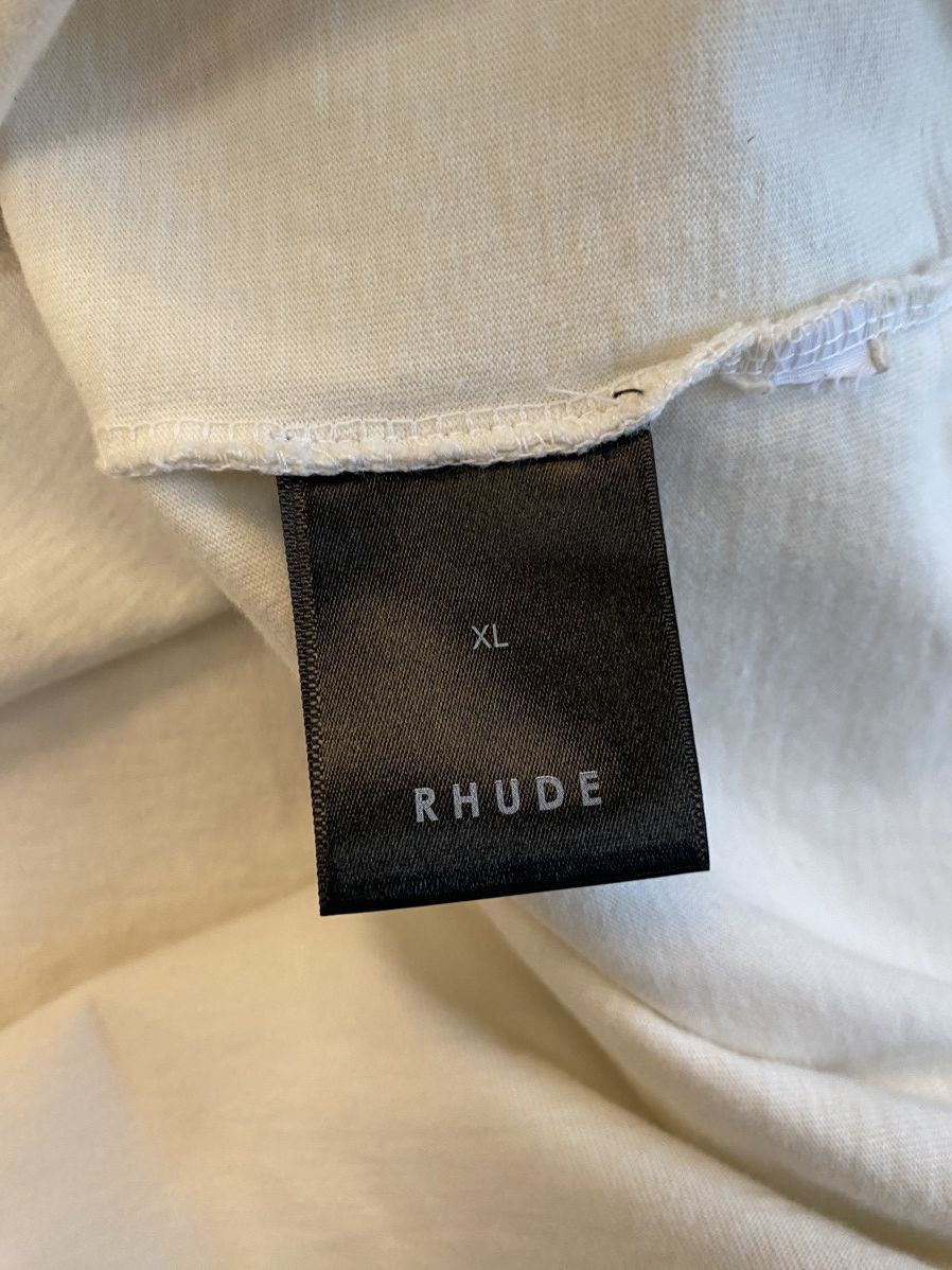 Rhude Rhude Autumn Nights T-Shirt Cream Size US XL / EU 56 / 4 - 4 Thumbnail