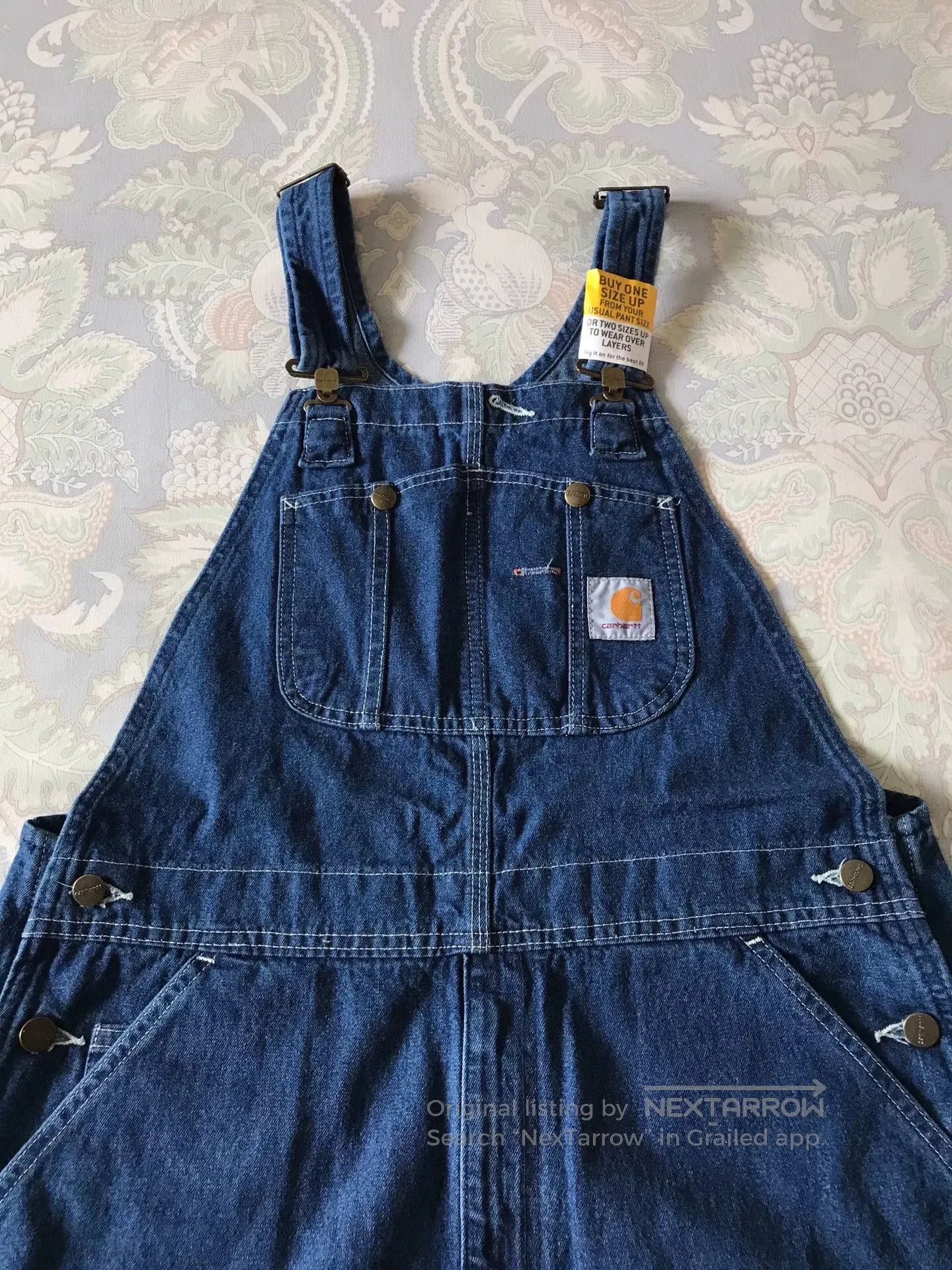 Carhartt Carhartt R07 Washed Denim Overalls W38L32. Size US 38 / EU 54 - 1 Thumbnail