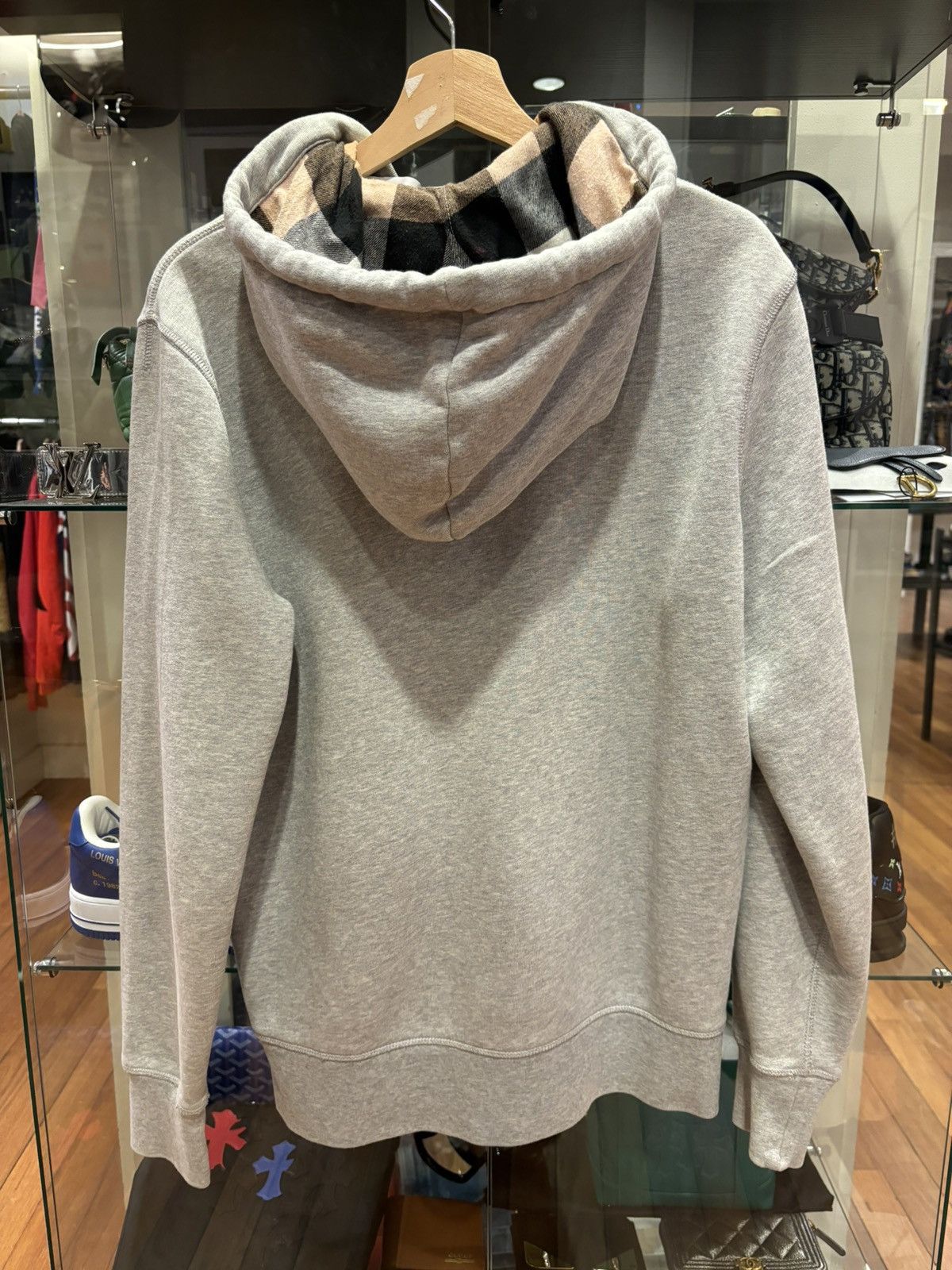 Burberry Zip Up Hoodie