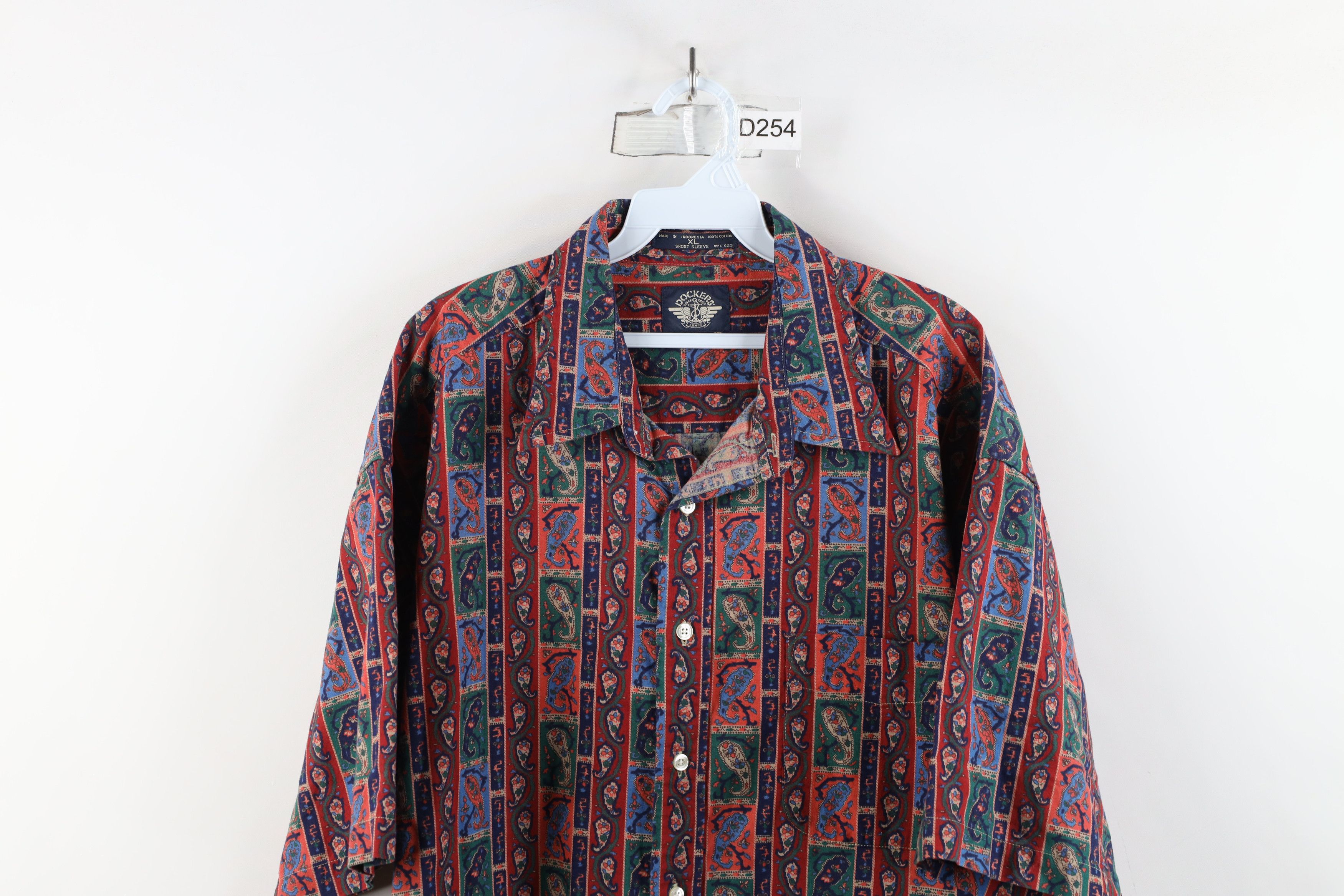 Vintage Vintage 90s Streetwear Baggy Fit Short Sleeve Button Shirt Size US XL / EU 56 / 4 - 2 Thumbnail
