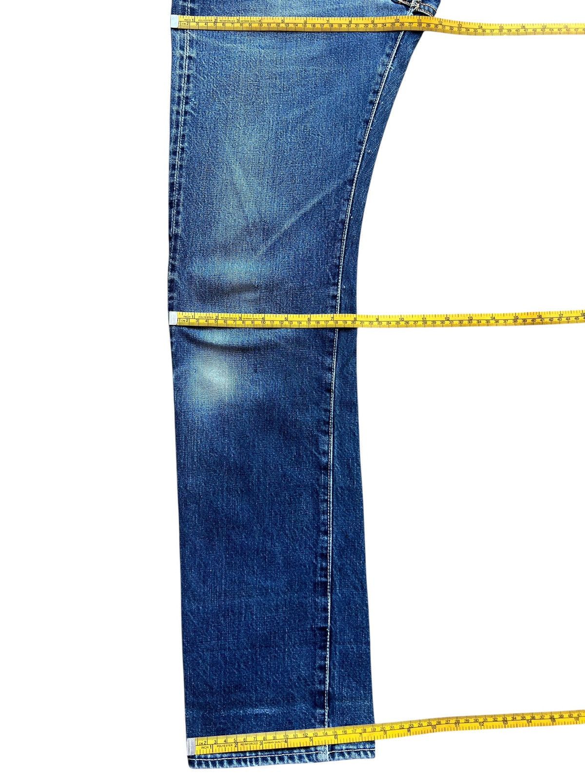 The Real McCoy's Vintage Real Mccoy Japan Selvedge Faded Denim Jeans 30x32 Size US 30 / EU 46 - 14 Thumbnail