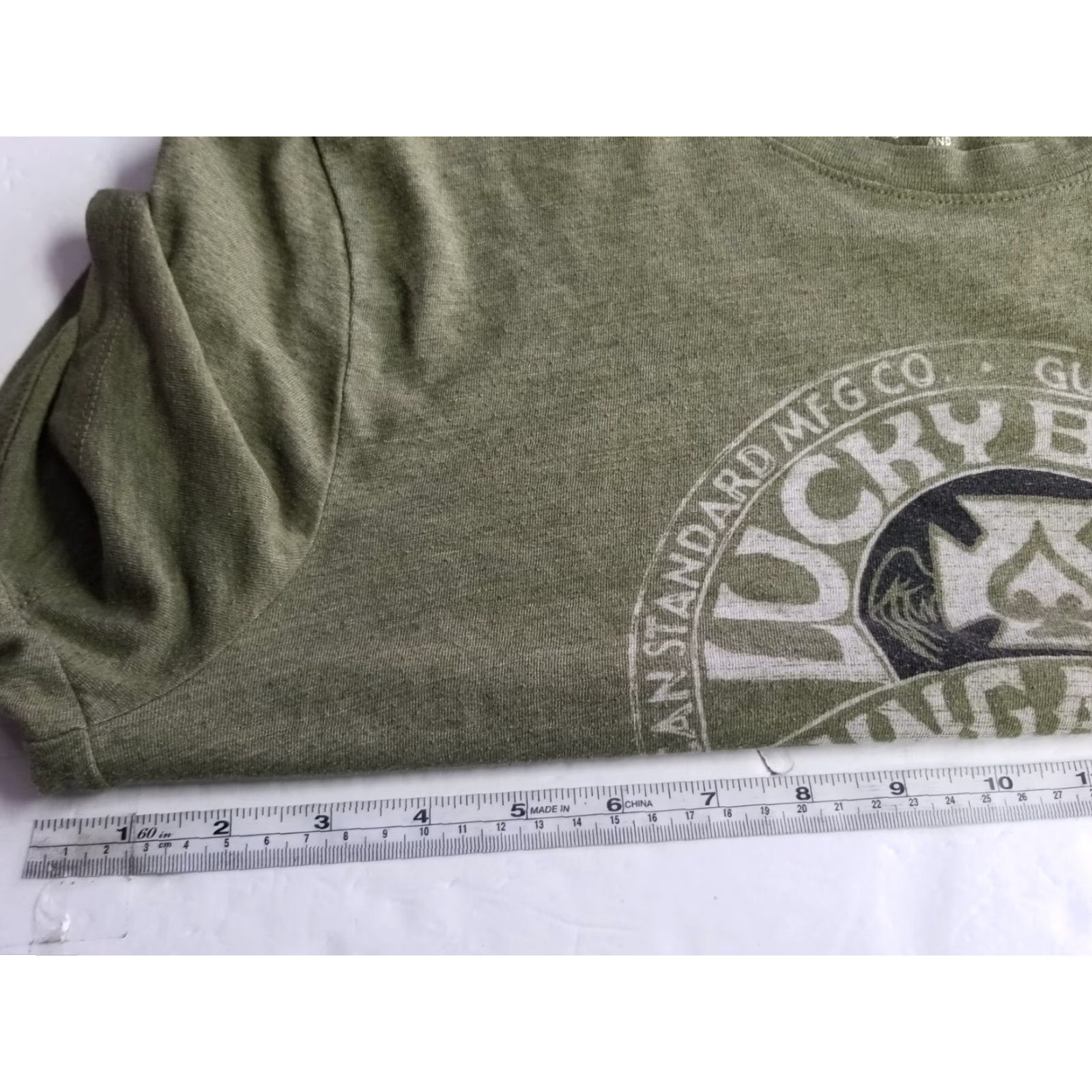 Lucky Brand LUCKY BRAND Green Dungarees Tee Shirt Short Sleeve Size Medium Size US M / EU 48-50 / 2 - 3 Thumbnail