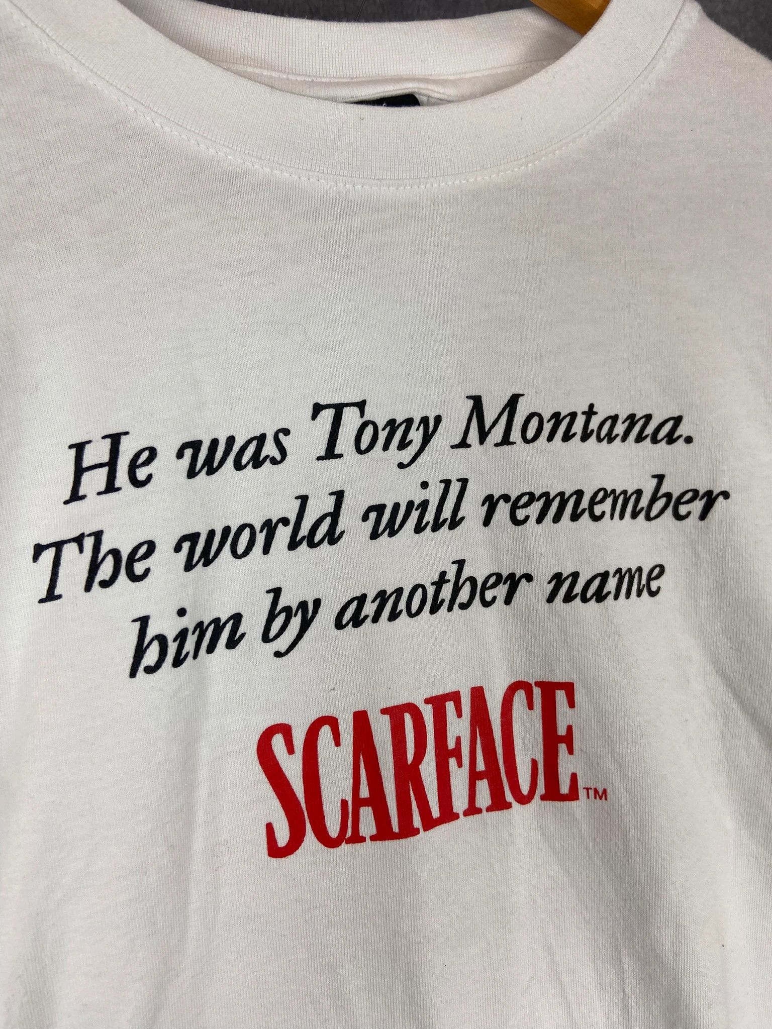 H&M Scarface Longsleeve H&M M – Tony Montana Tee Size US M / EU 48-50 / 2 - 4 Thumbnail