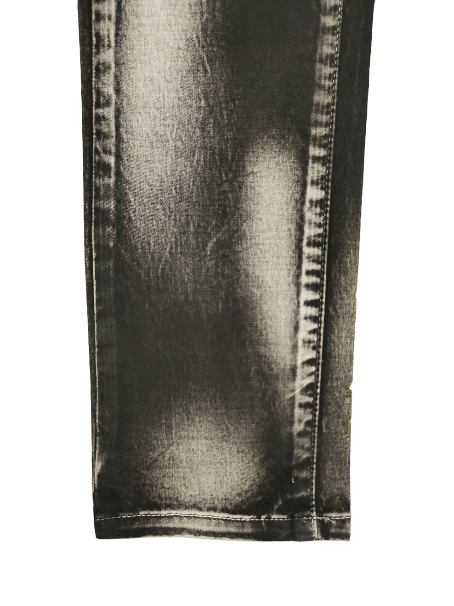 Tornado Mart 1990s Tornado Mart Japan Black Waxed Skinny Denim Pants Size US 29 - 8 Thumbnail