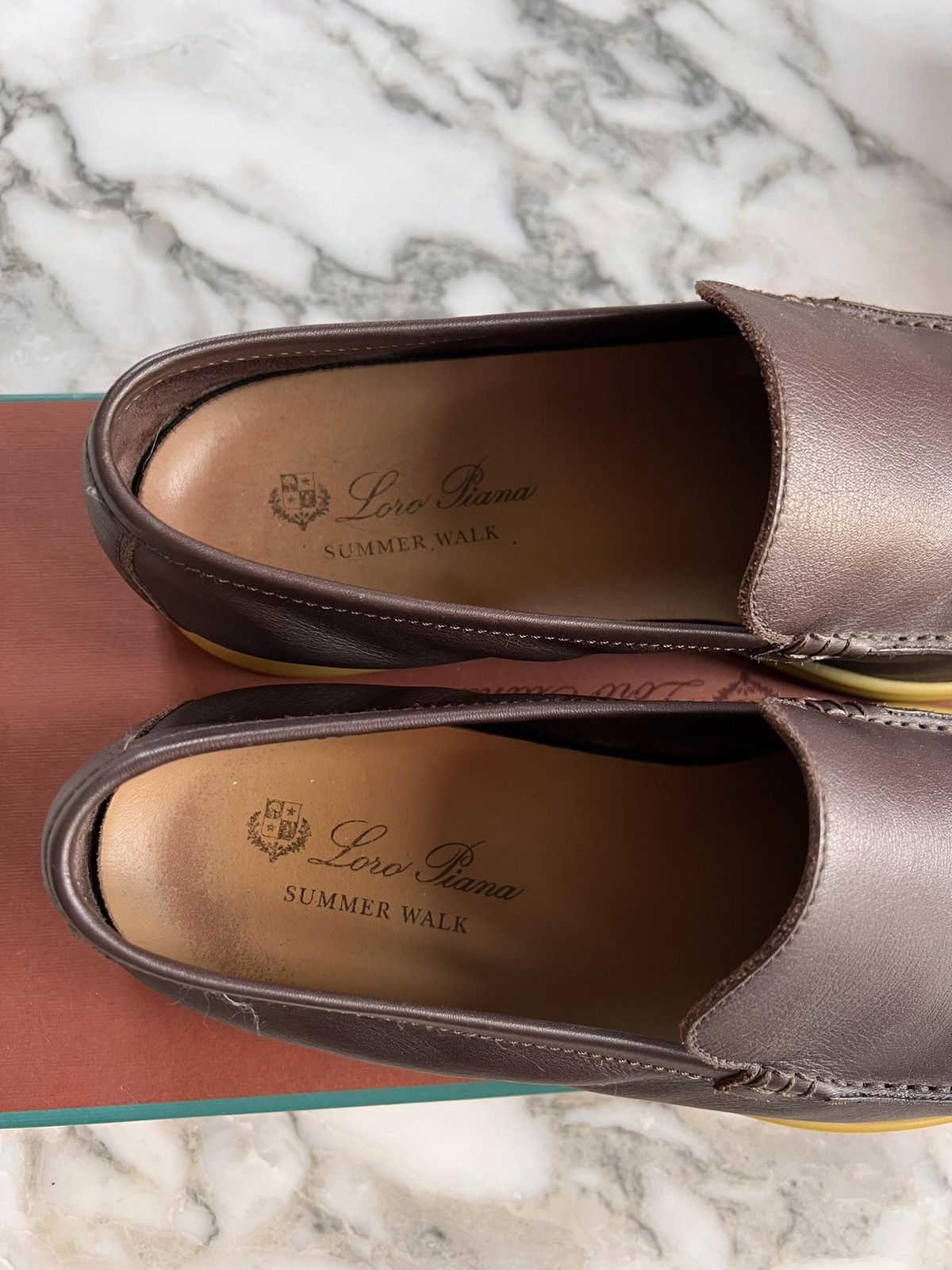 Loro Piana SUMMER WALK CALFSKIN LEATHER Size US 11 / EU 44 - 5 Thumbnail