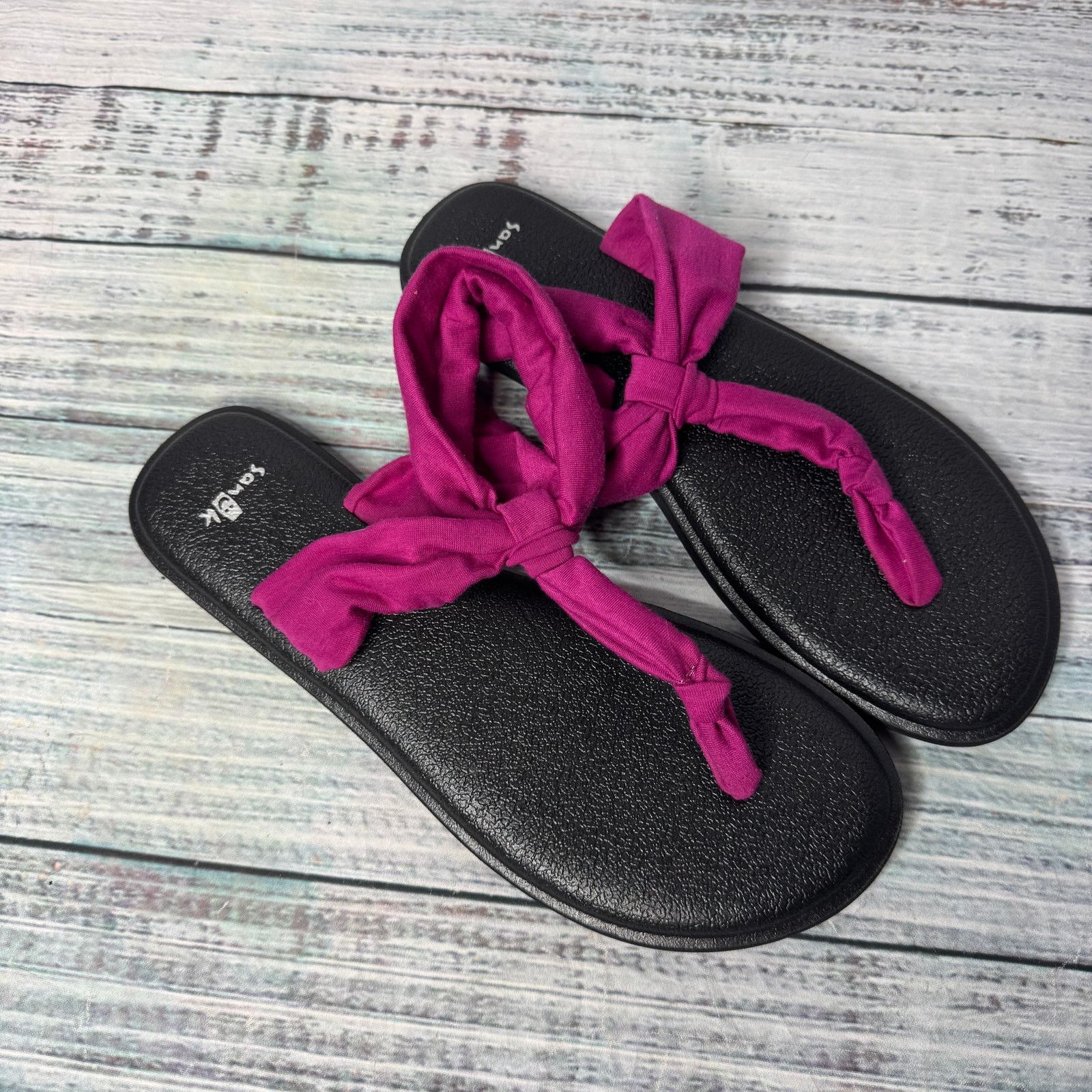 Sanuk Sanuk Yoga Sling Ella Sandals for Ladies Vivid Violet Size 8 Size US 8 / IT 38 - 2 Thumbnail