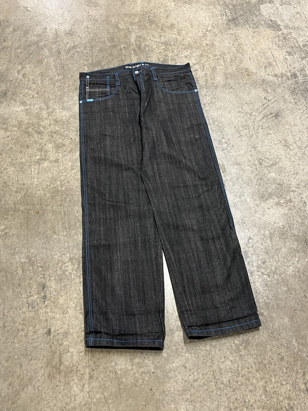 Southpole × Vintage Y2k baggy fit black denim wide leg southpole style opium Size US 38 / EU 54 - 7 Thumbnail