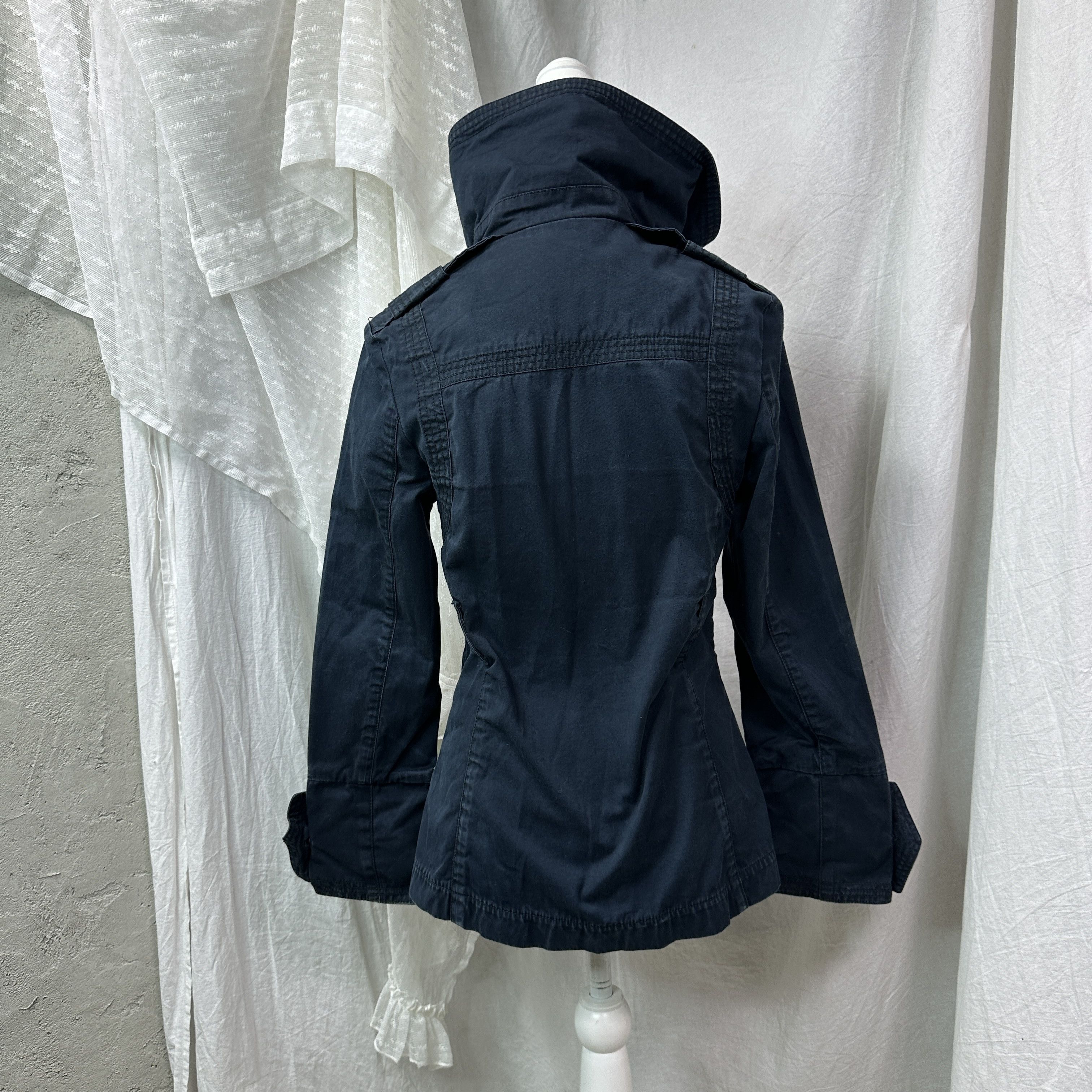 Calvin Klein Vintage Asymmetrical Big Collar Calvin Klein Military Blazer Size M / US 6-8 / IT 42-44 - 9 Thumbnail