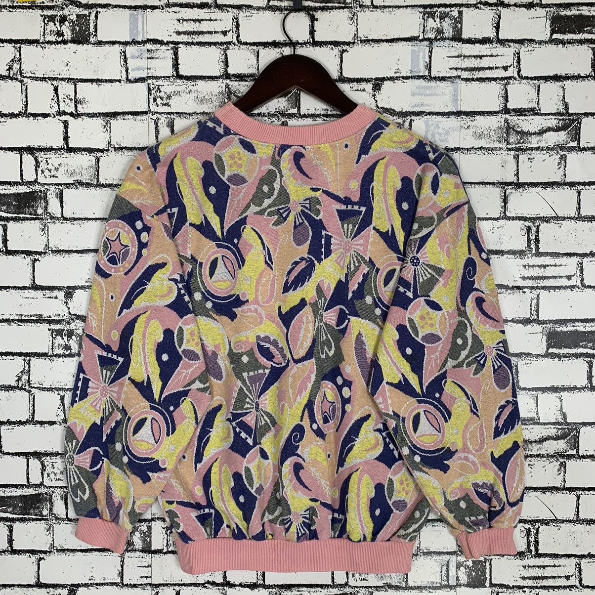 Asics × Vintage Prolook M.F.D by Asics Full Print Sweatshirt Asics Crewneck Size M / US 6-8 / IT 42-44 - 4 Thumbnail