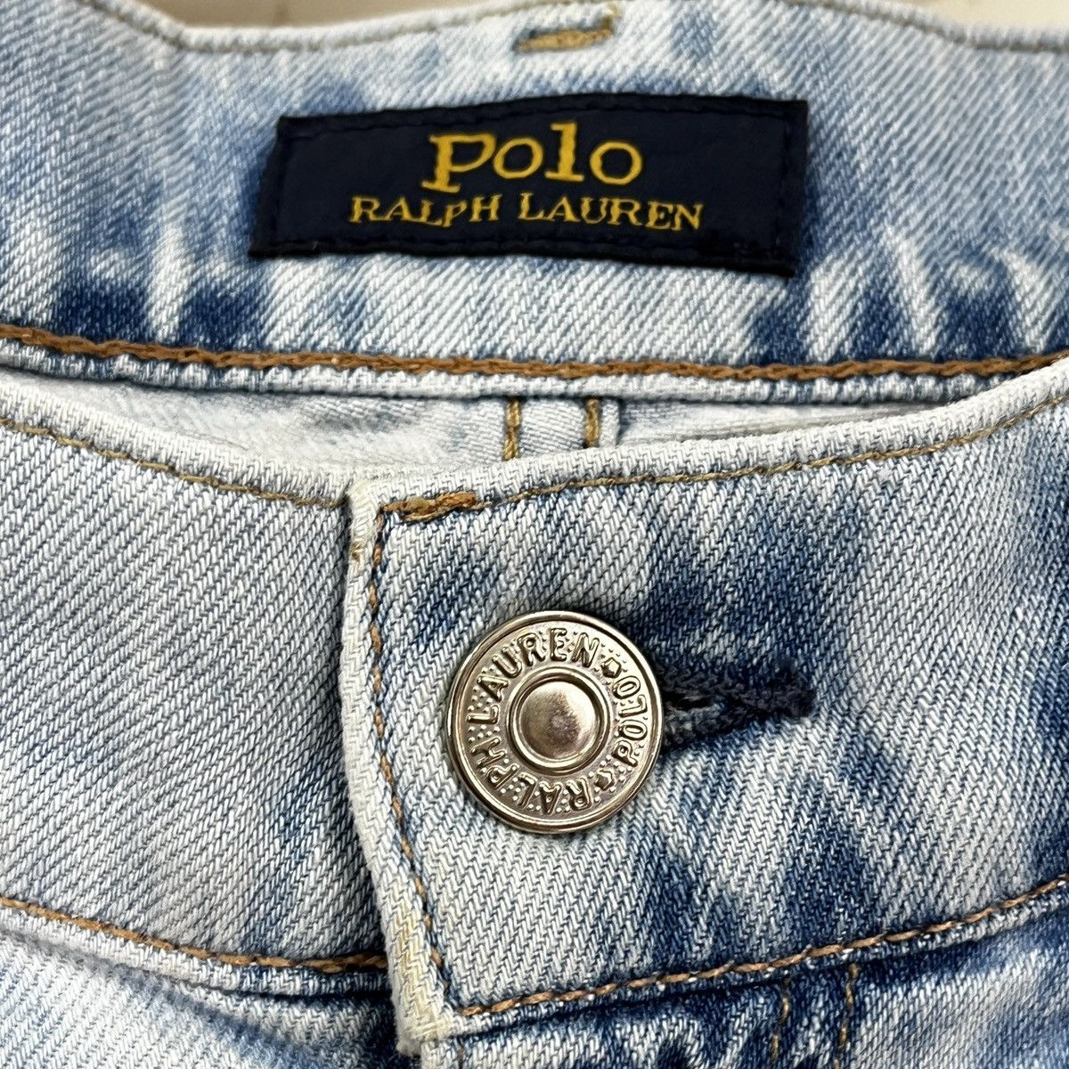 Vintage Vintage Flared Polo Ralph Lauren Denim Jeans Size US 29 - 10 Thumbnail