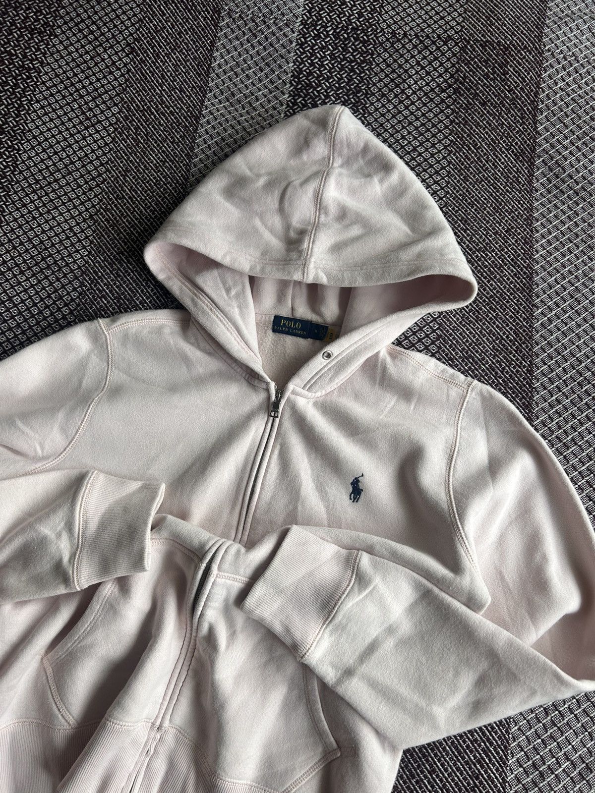 Polo Ralph Lauren Polo Ralph Lauren Zip Pink Hoodie Unisex Streetwear Size M Size US M / EU 48-50 / 2 - 8 Thumbnail